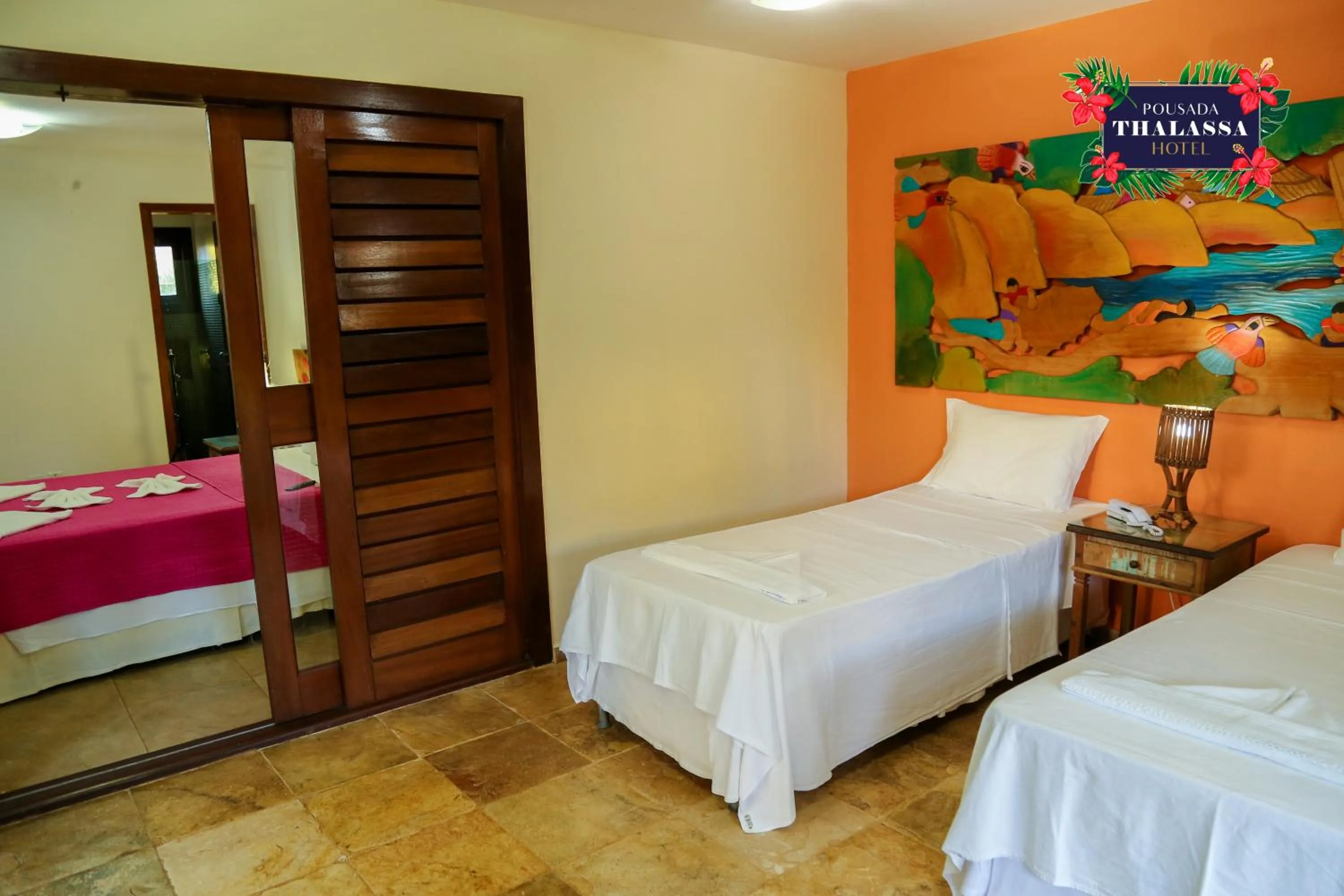 Photo of the whole room, Bed in ThalassaGarden Hotel - Pousada