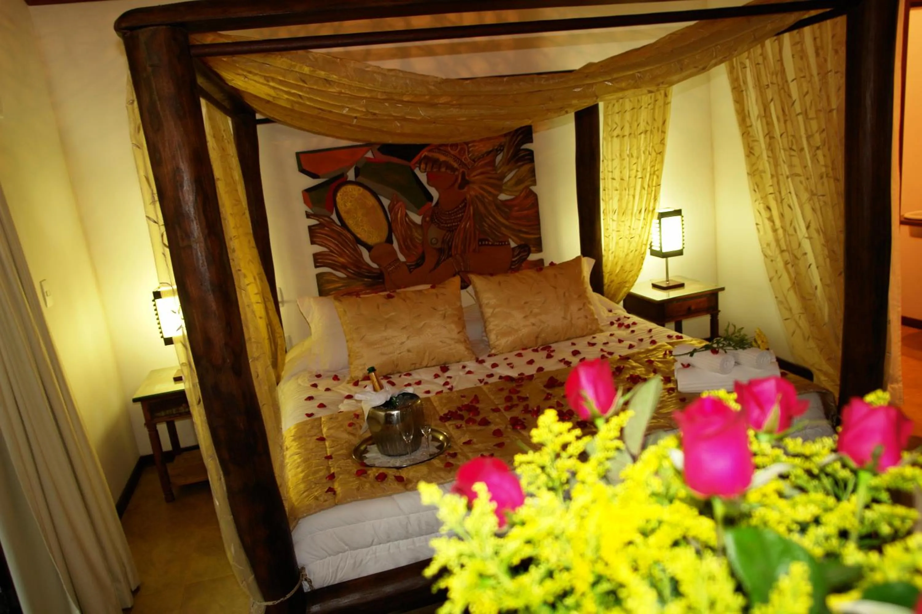 Decorative detail, Bed in ThalassaGarden Hotel - Pousada