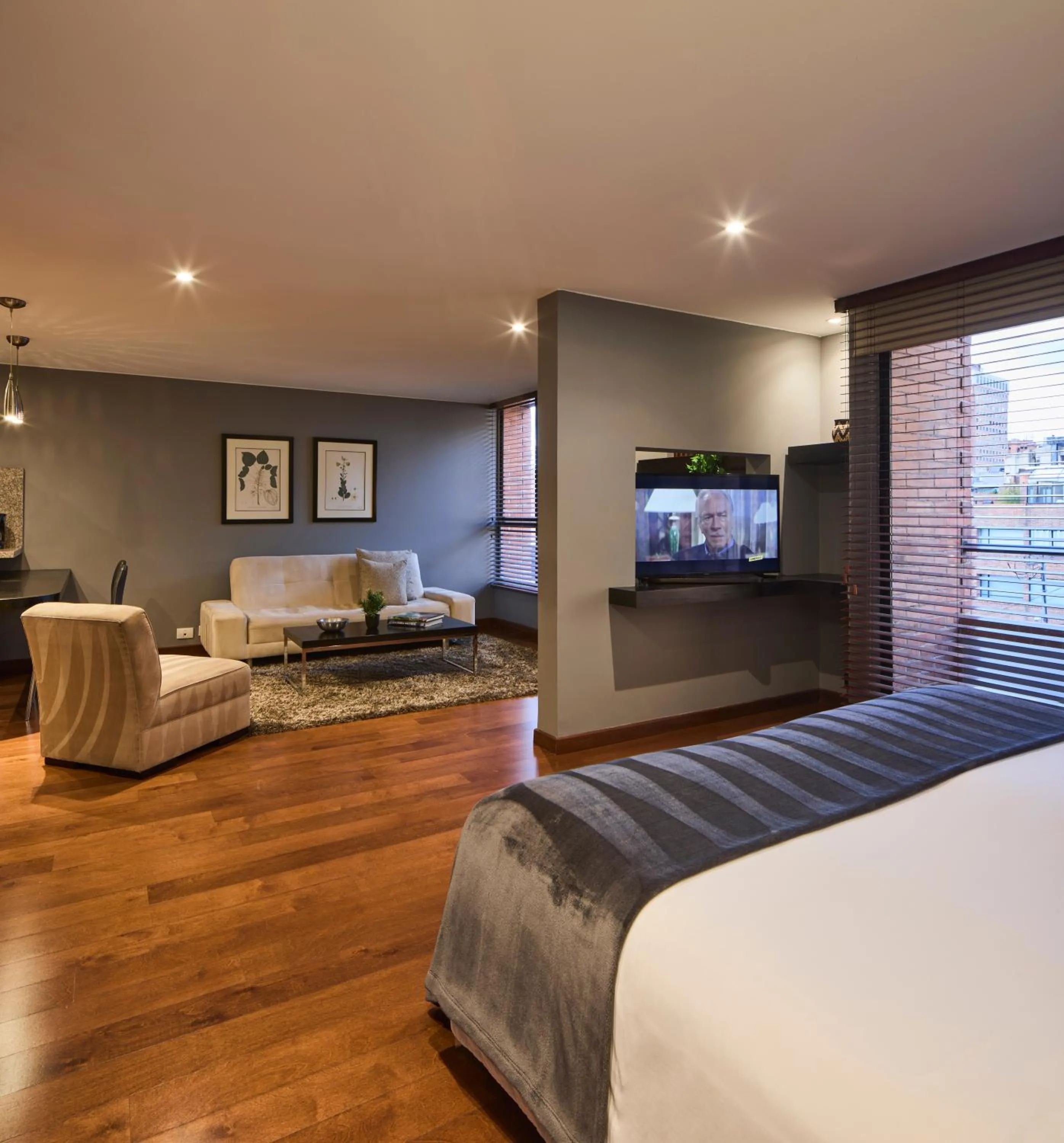 Photo of the whole room, Bed in Nico Apartasuites