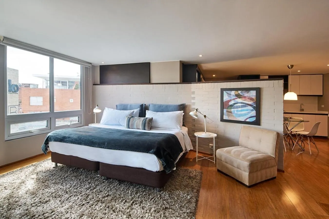 Bedroom, Bed in Nico Apartasuites