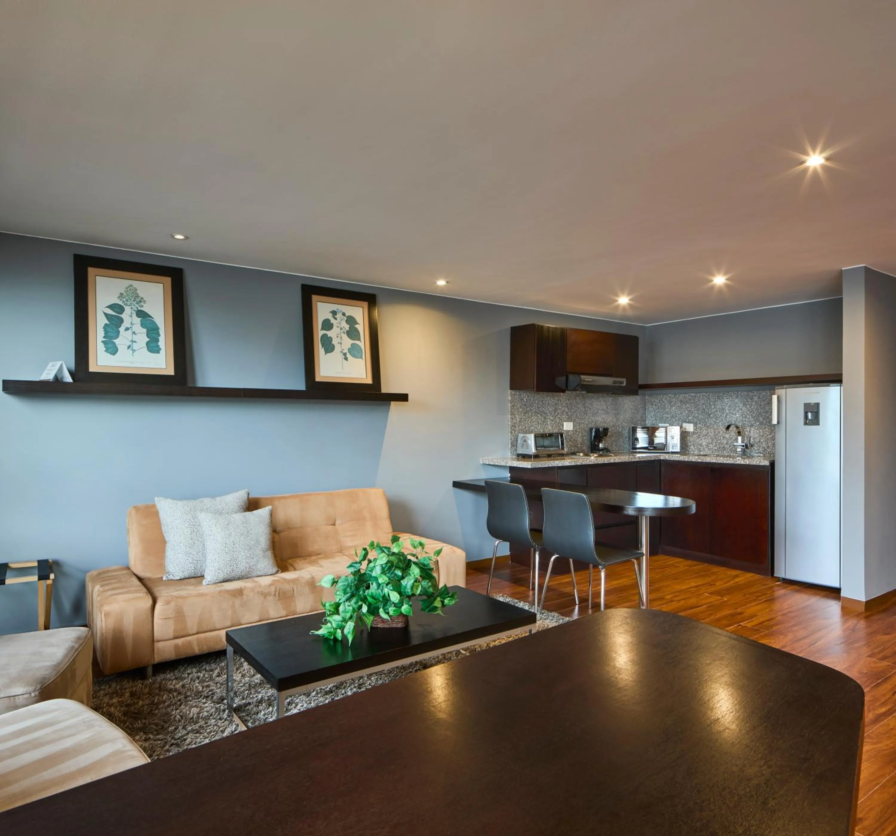 kitchen in Nico Apartasuites