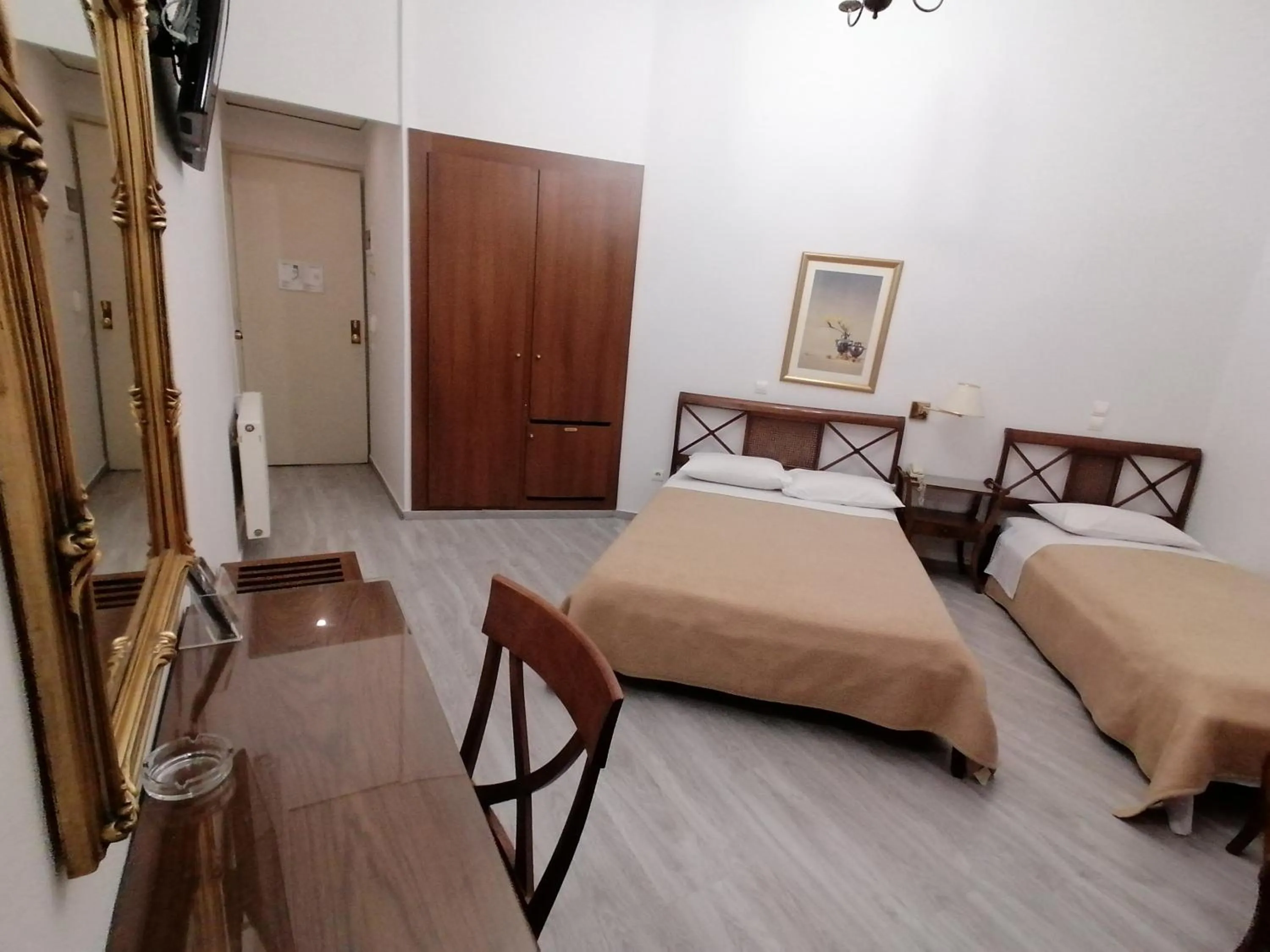 Bed in Hotel Galaxias