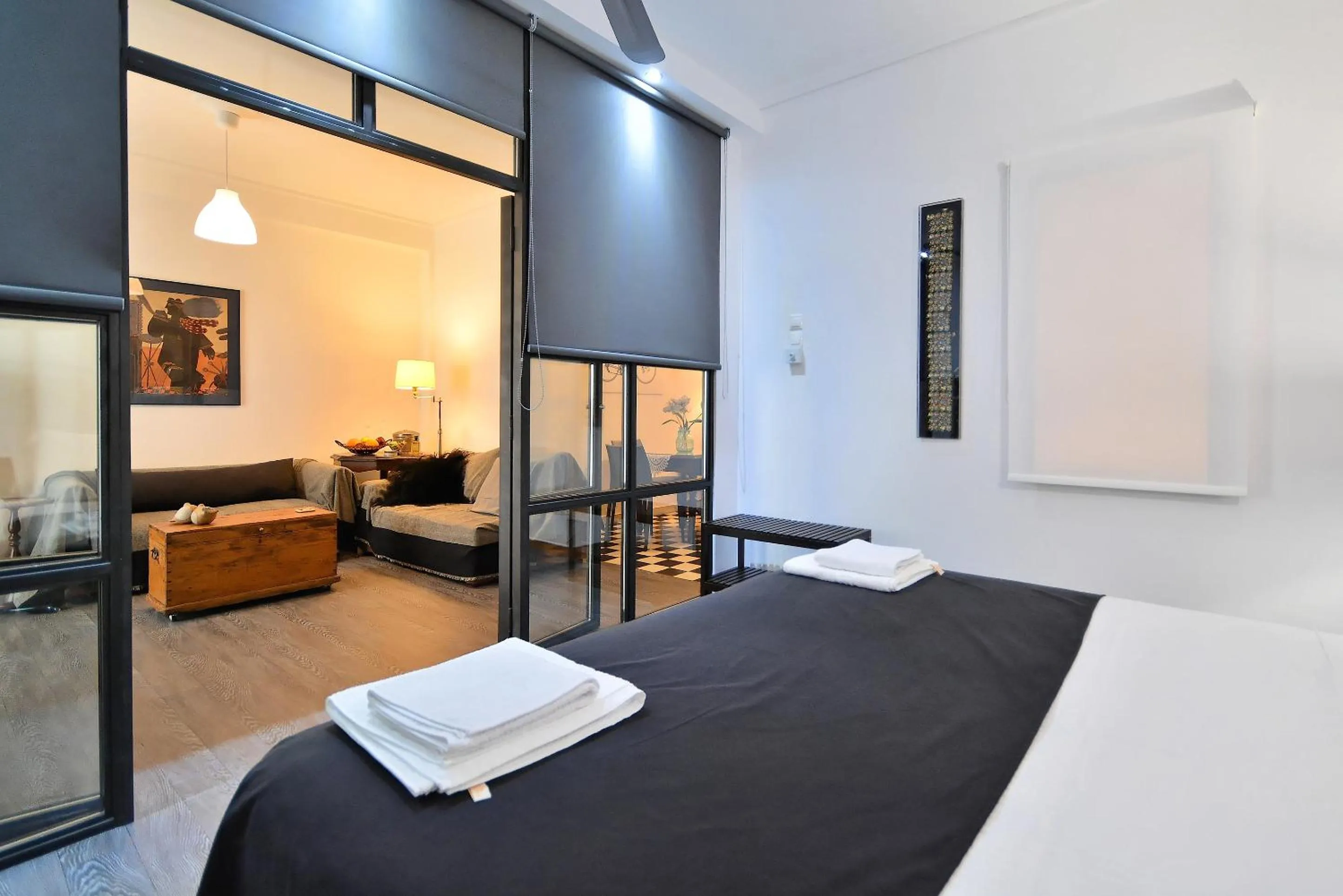 Bedroom, Bed in Plaka Elegant Apartment