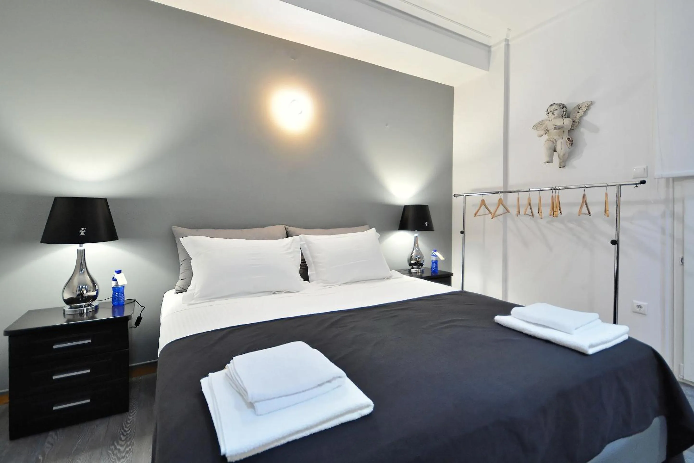 Bedroom, Bed in Plaka Elegant Apartment