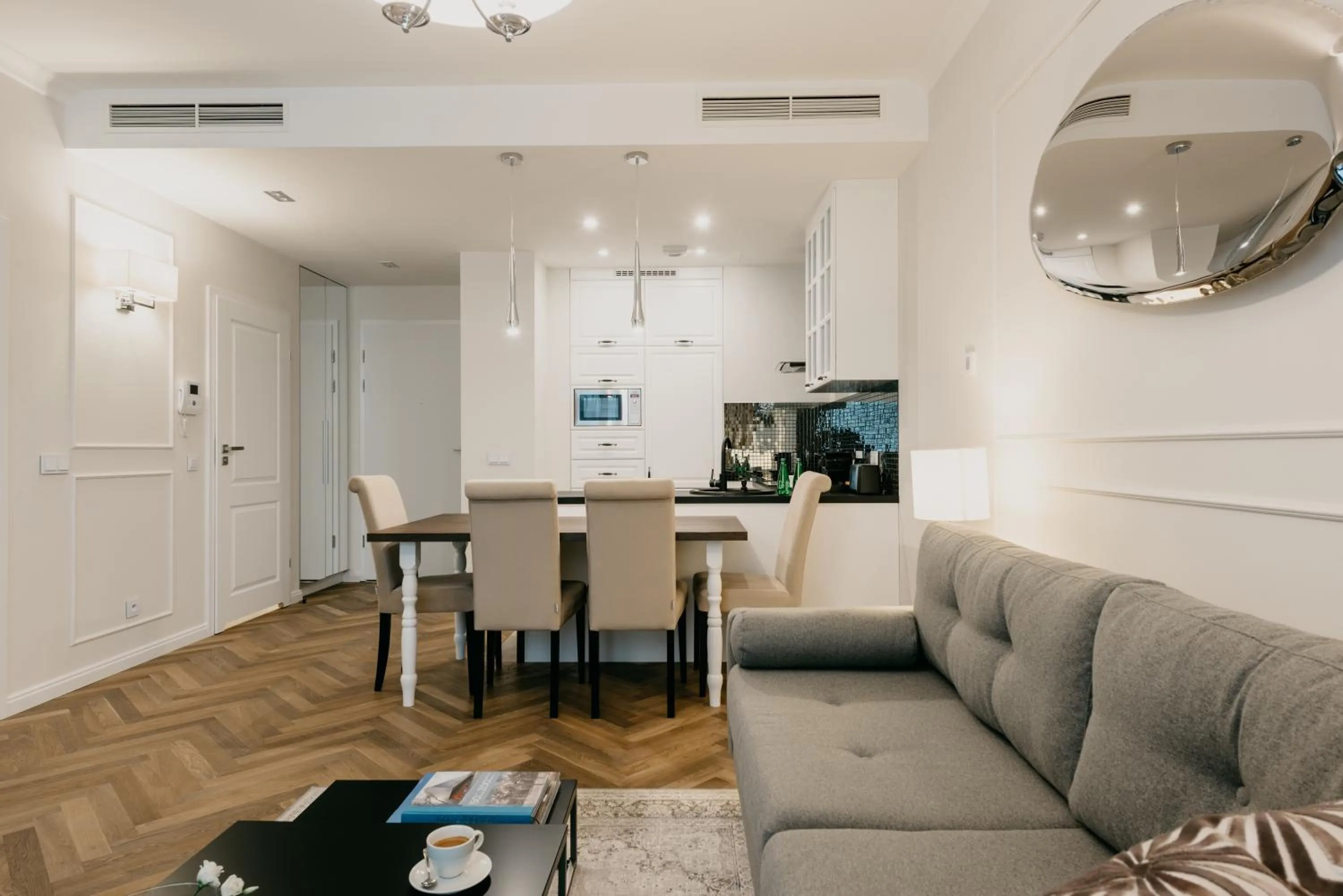 Kitchen or kitchenette in EXCLUSIVE Aparthotel