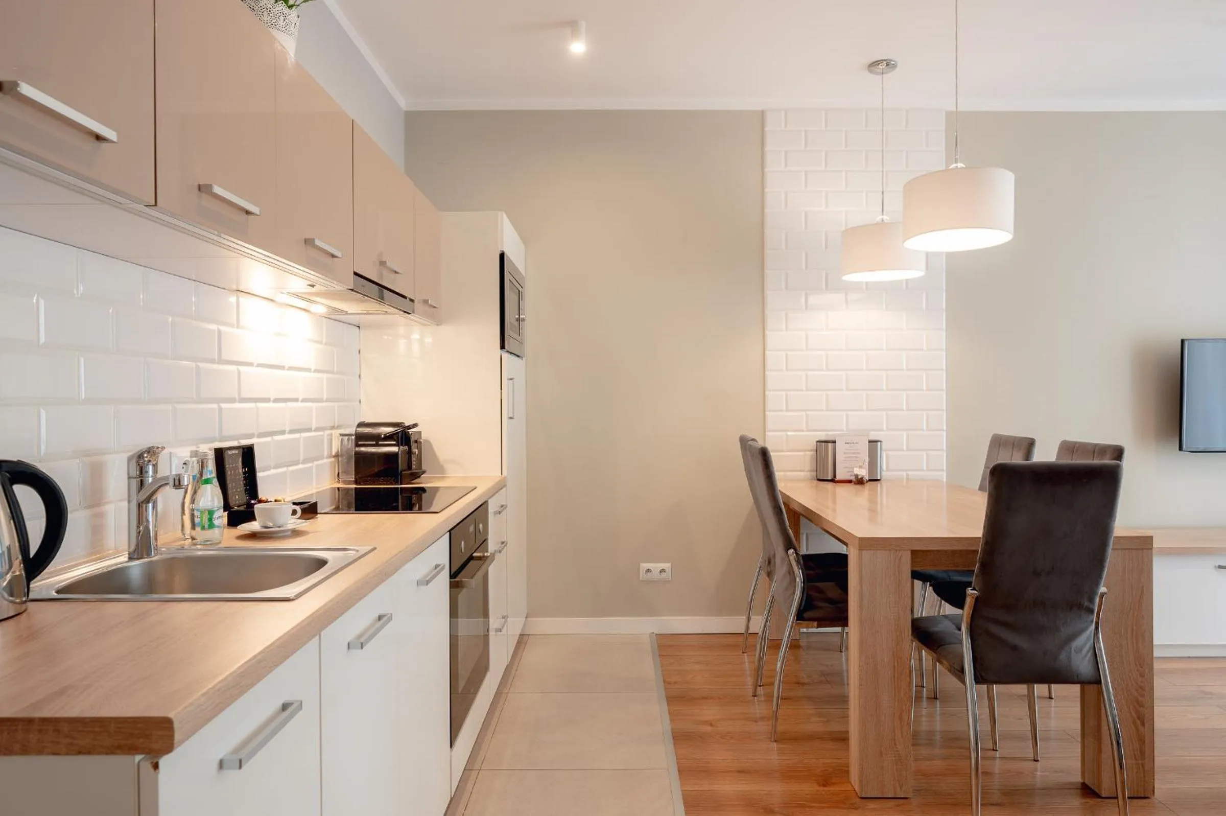 Kitchen or kitchenette in EXCLUSIVE Aparthotel