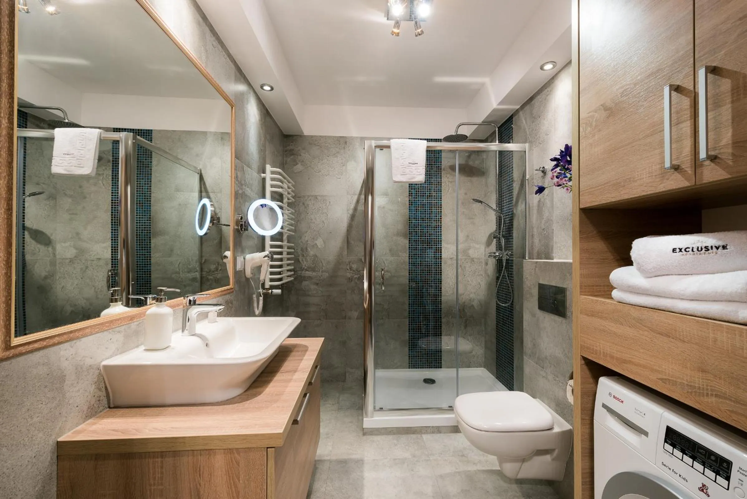 Shower in EXCLUSIVE Aparthotel