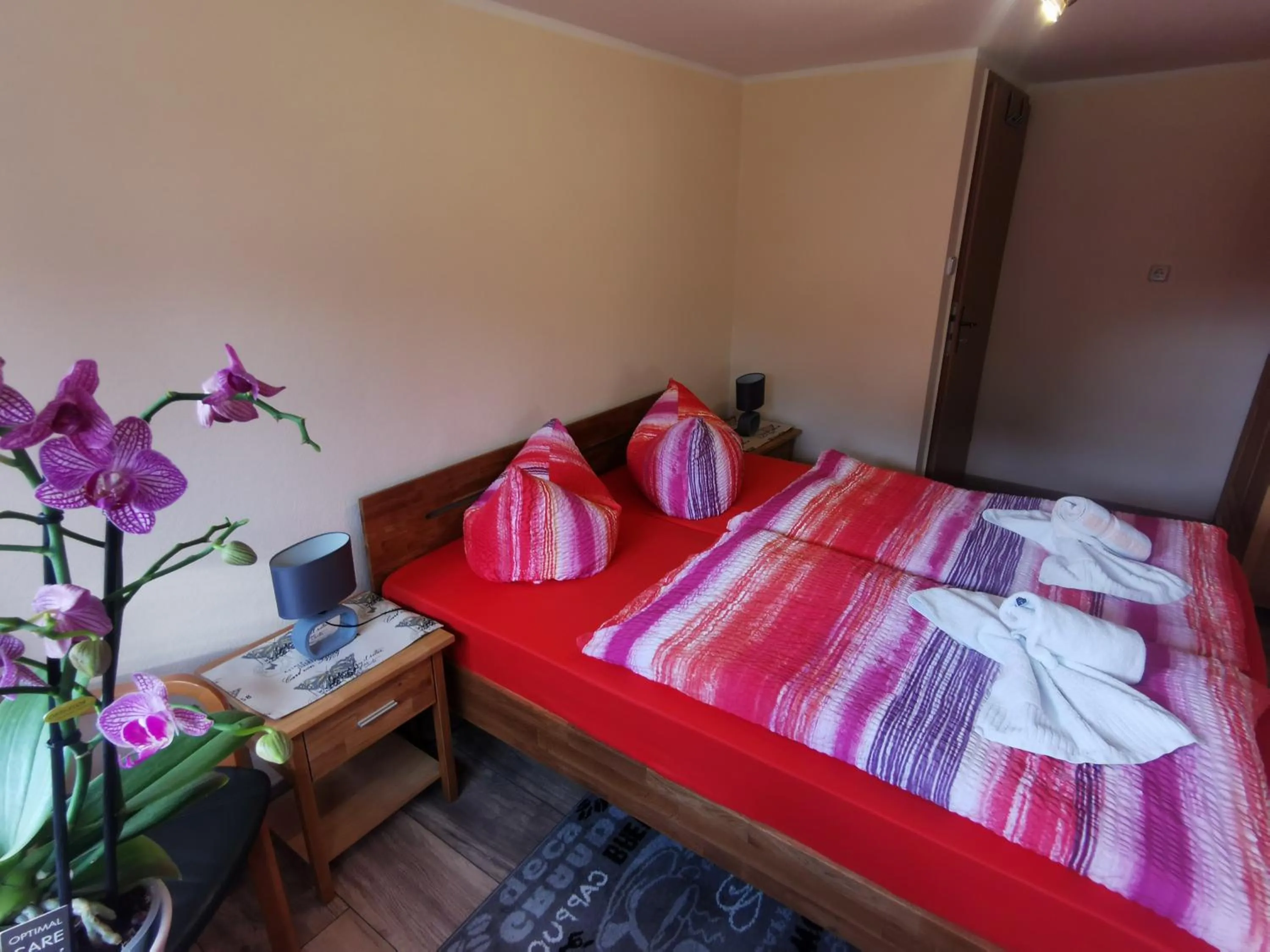 Bed in Pension Fischerhaus