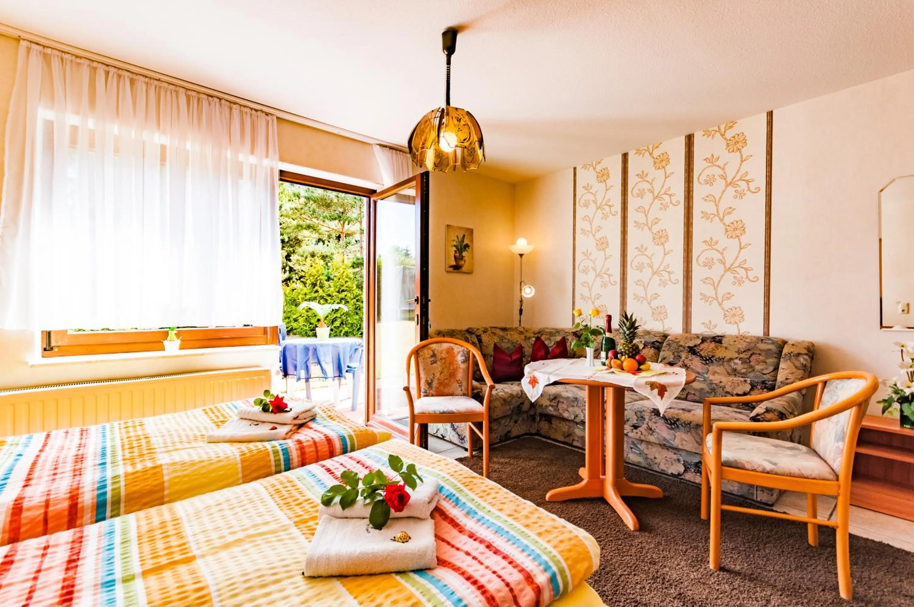 BBQ facilities, Bed in Pension Fischerhaus
