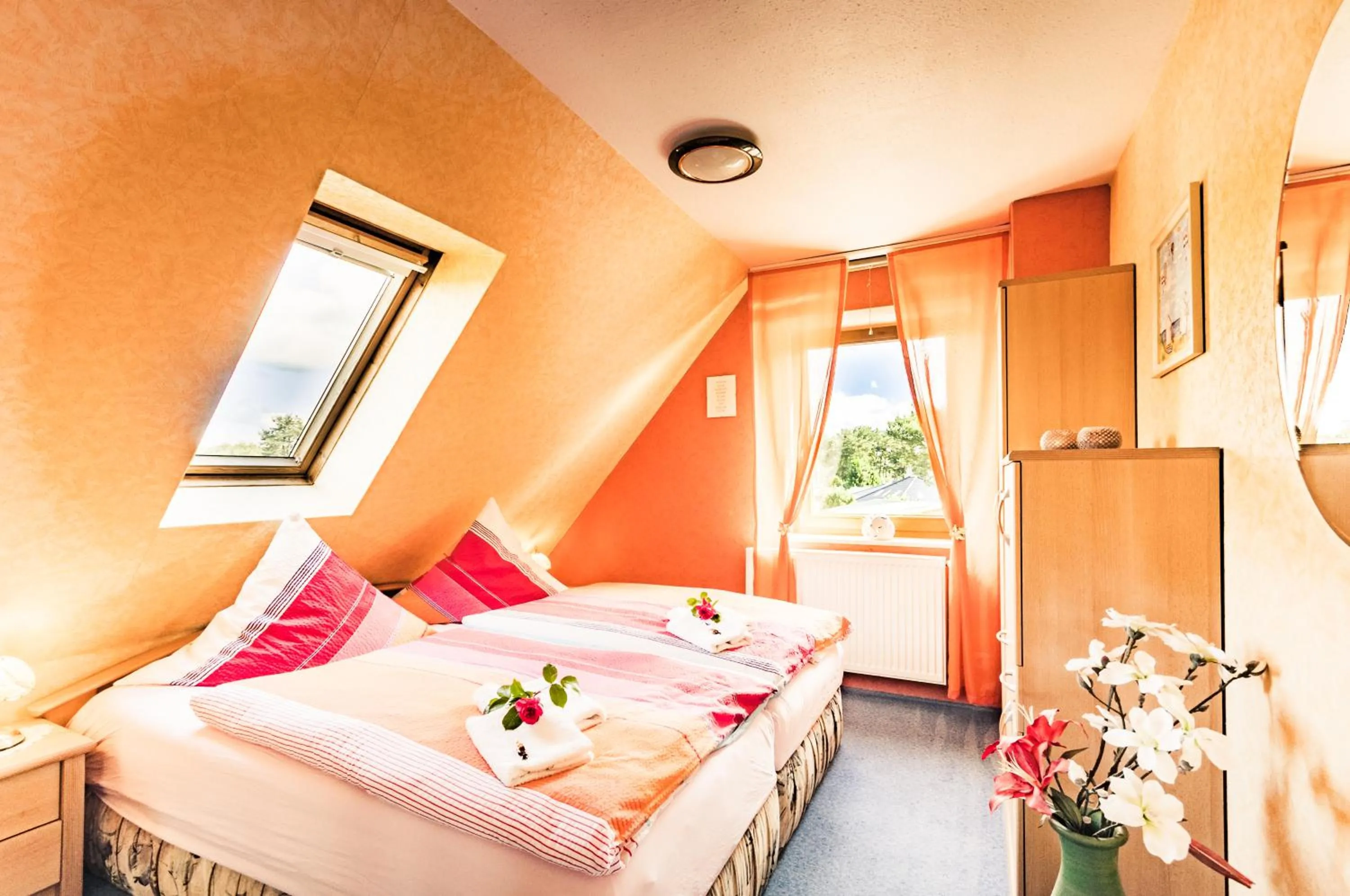 BBQ facilities, Bed in Pension Fischerhaus