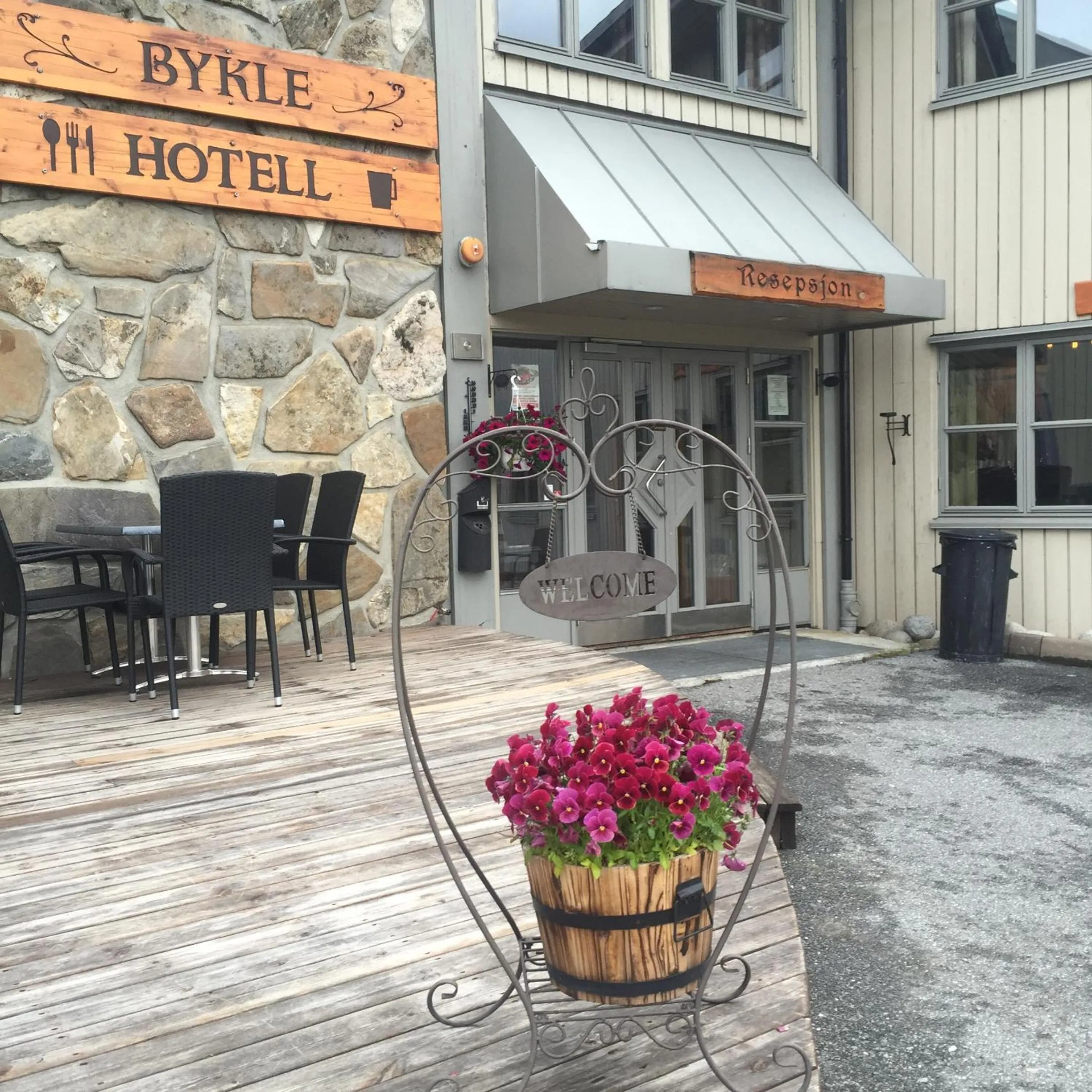 Decorative detail in Bykle Hotel