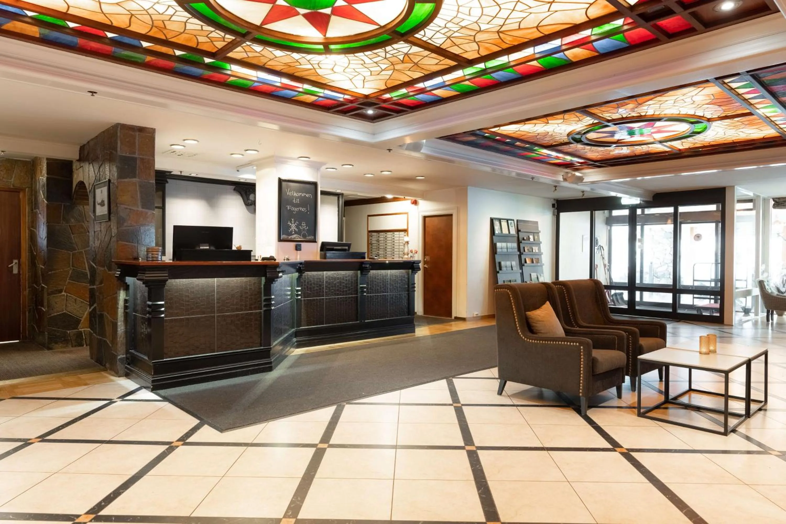 Lobby or reception in Scandic Valdres