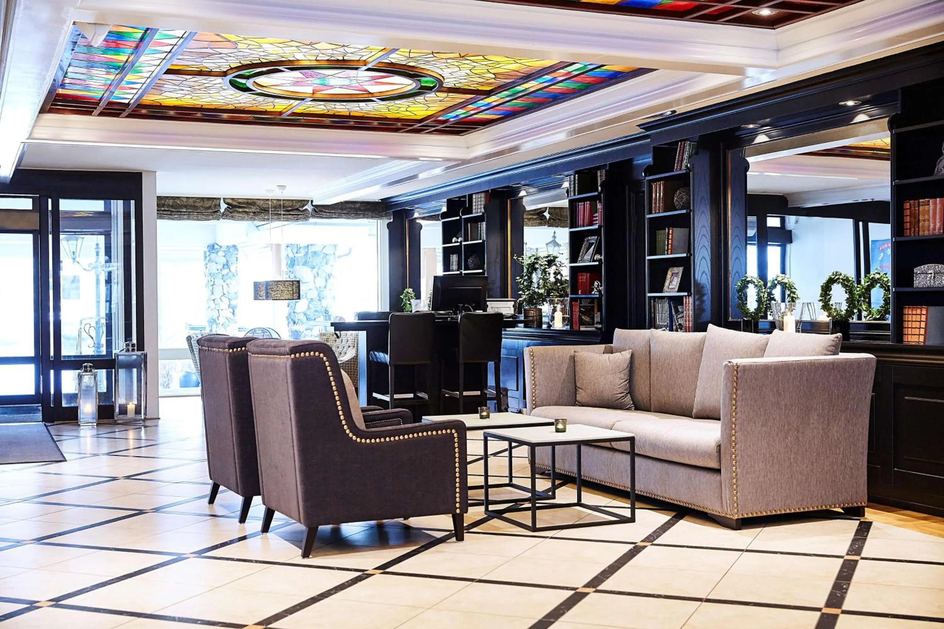 Lobby or reception in Scandic Valdres