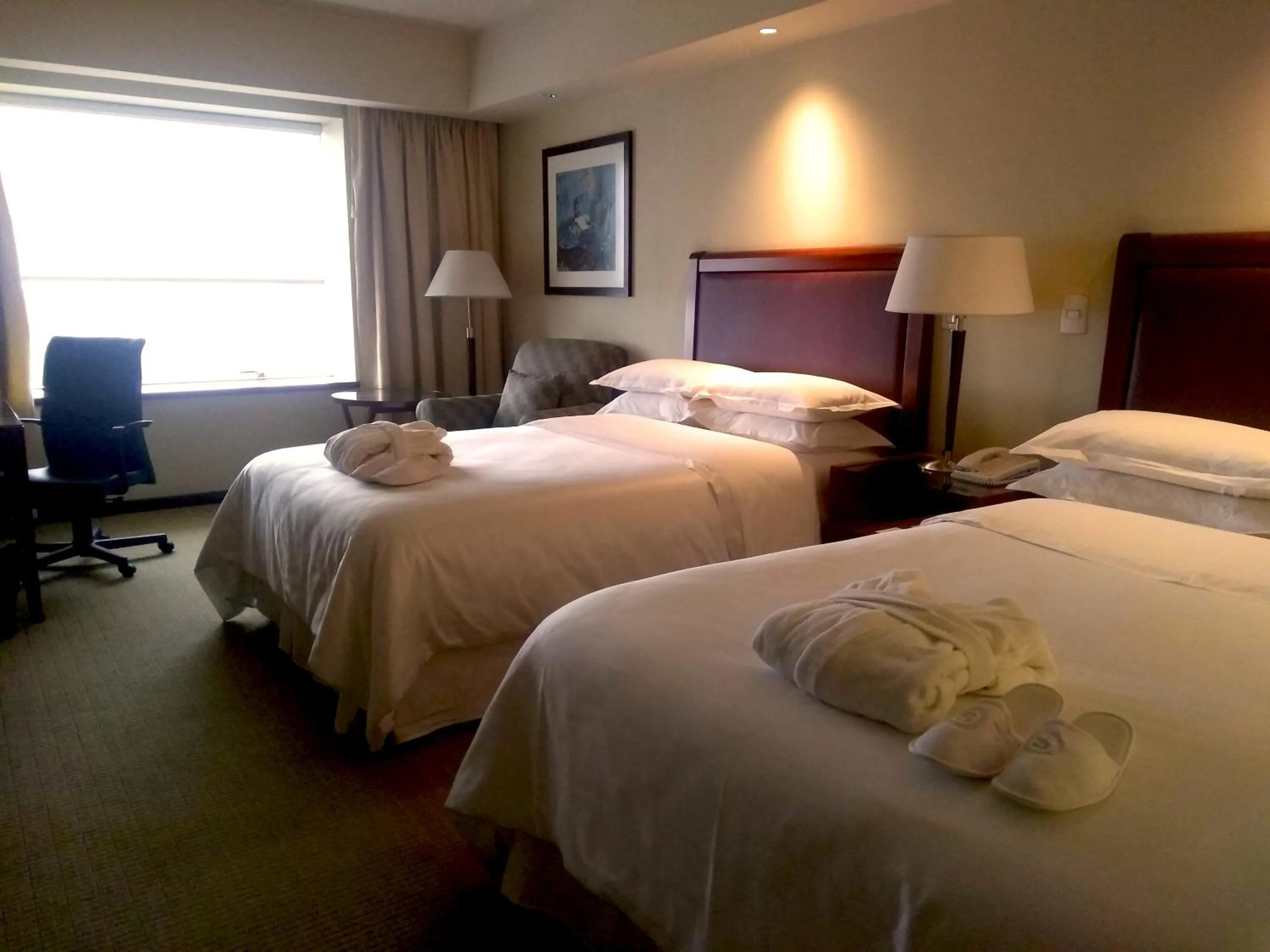 Bed in Sheraton Mendoza Hotel