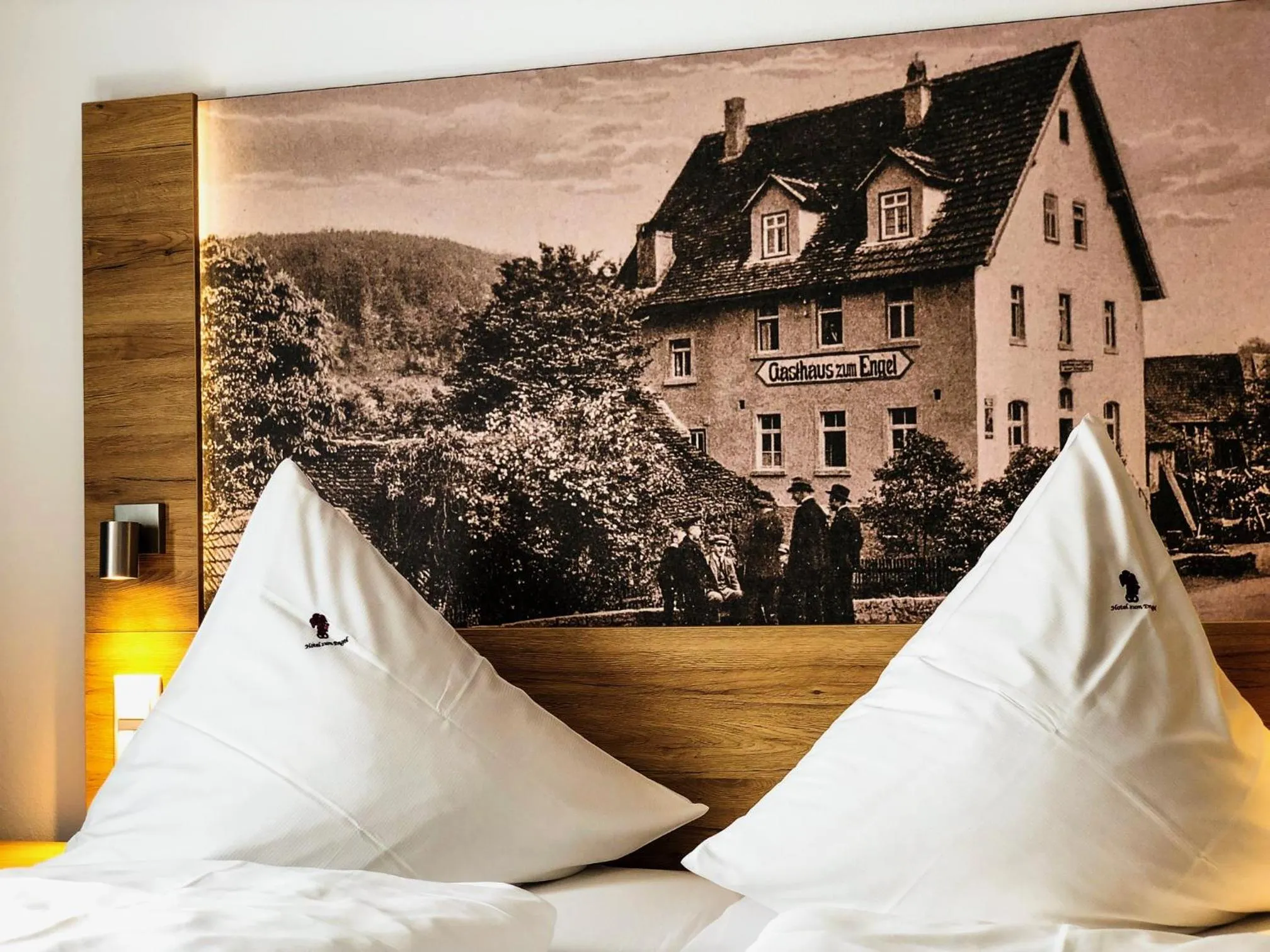 Bed in Hotel zum Engel