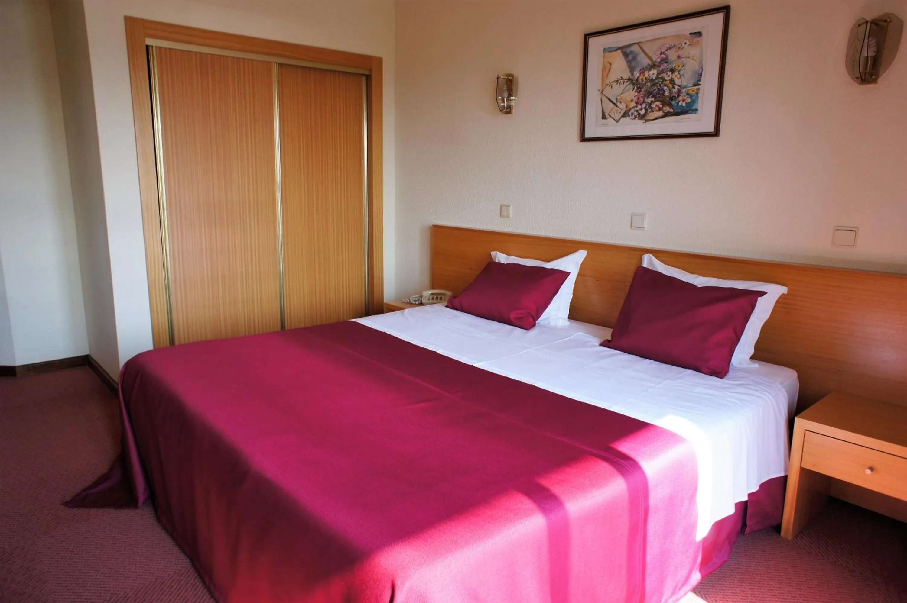 Bed in Hotel Contriz