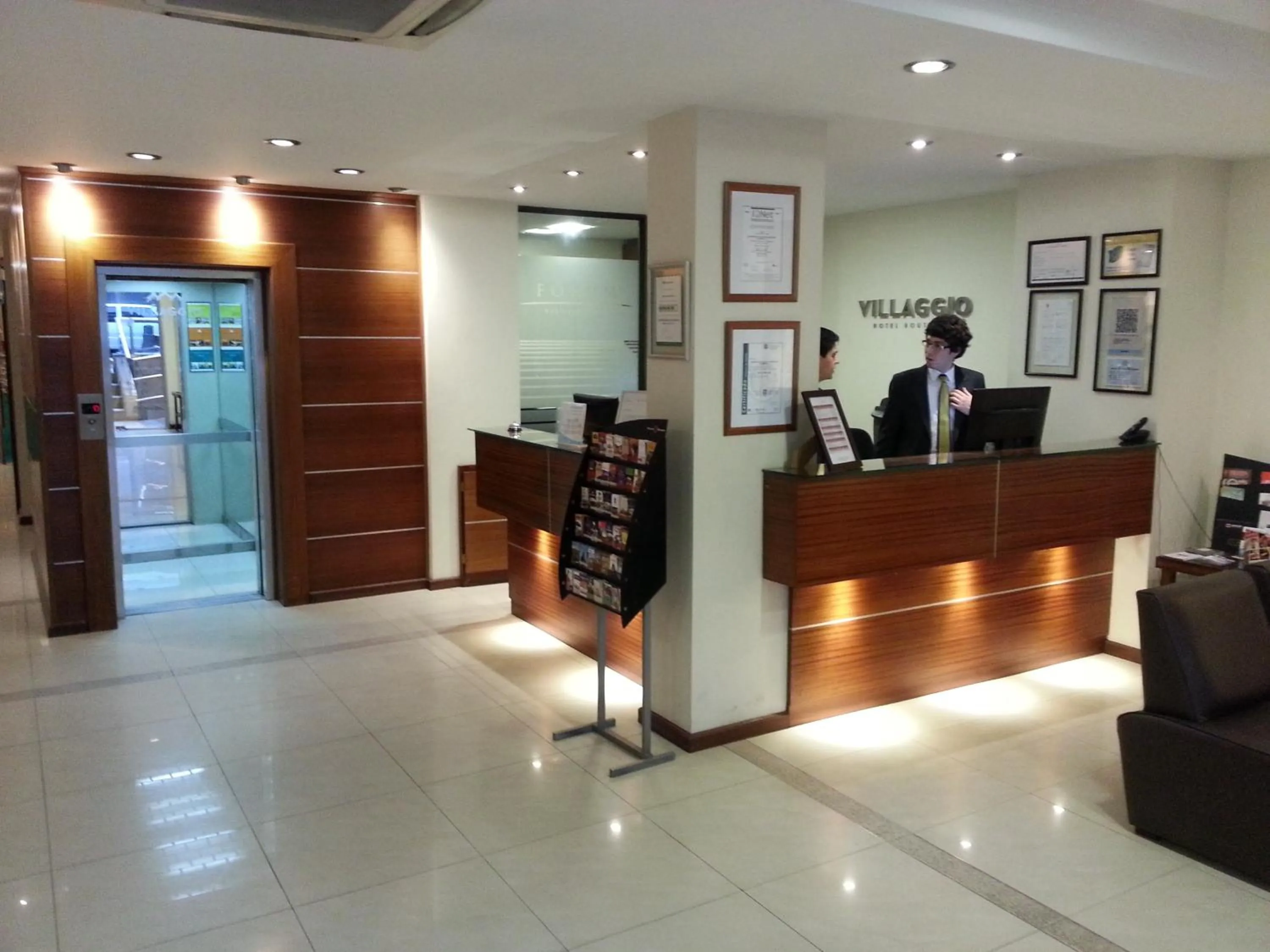 Lobby or reception in Villaggio Hotel Boutique