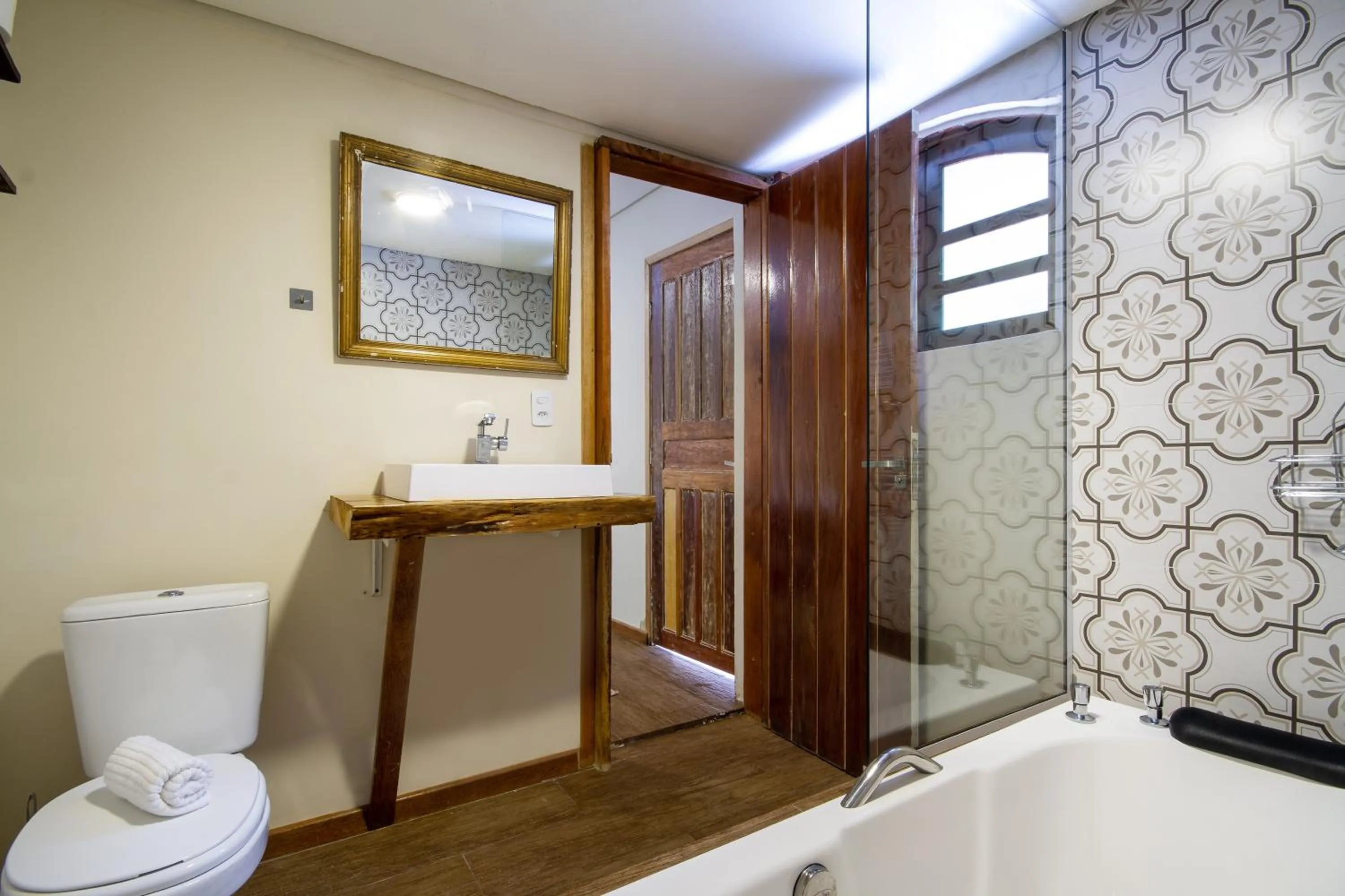Bathroom in Pousada Casa Mantiqueira - Próxima ao Capivarí e opções de Hidromassagem