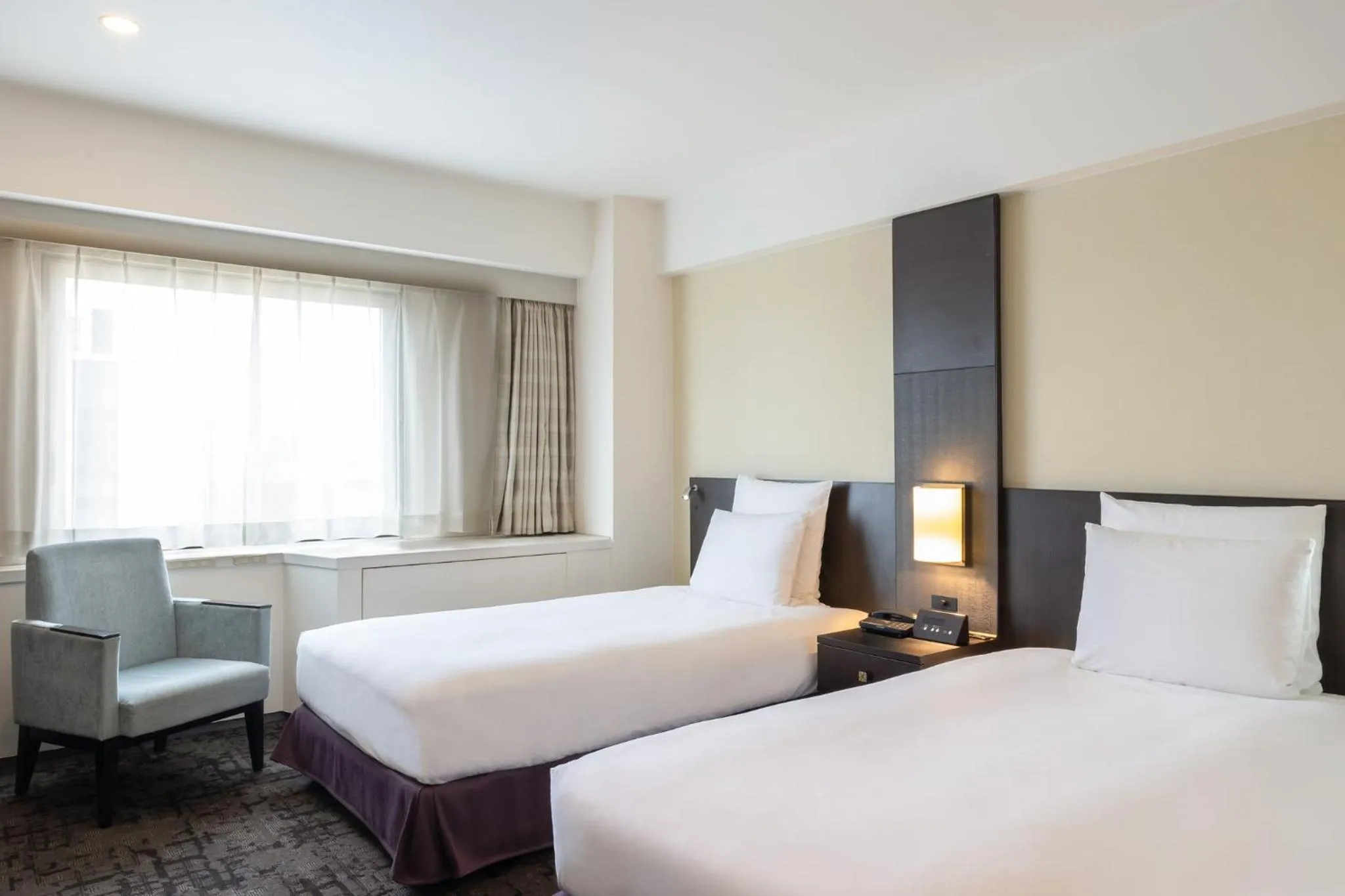 Photo of the whole room, Bed in ANA Crowne Plaza Fukuoka by IHG