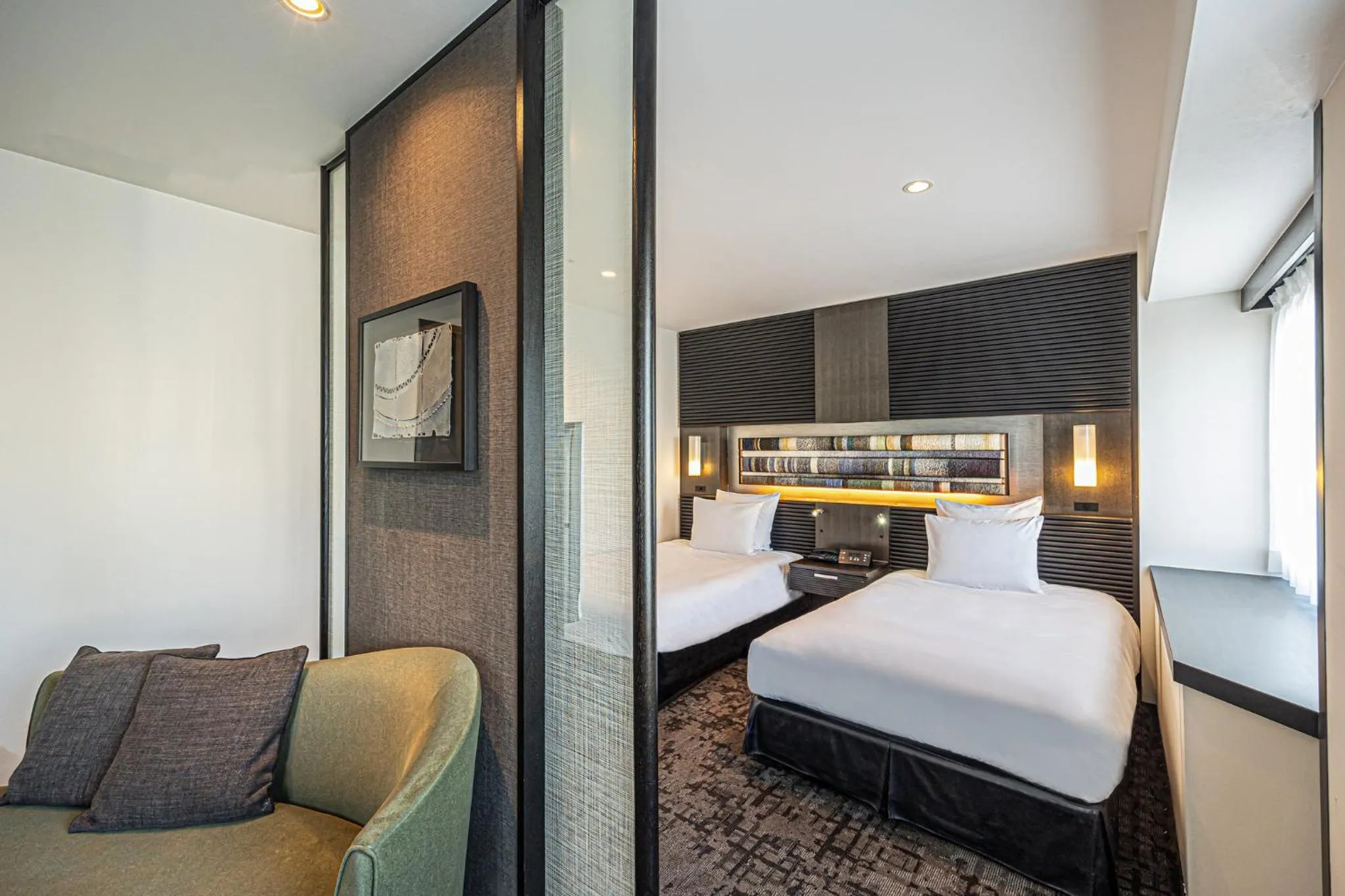 Photo of the whole room, Bed in ANA Crowne Plaza Fukuoka by IHG