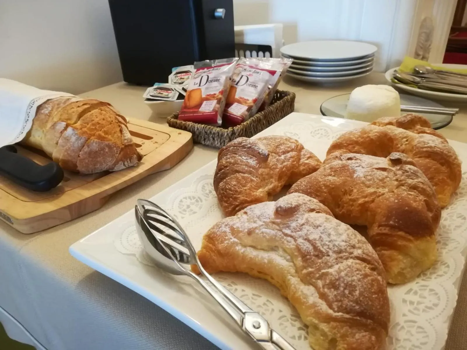Italian breakfast in Donna Giulia, Luxury House
