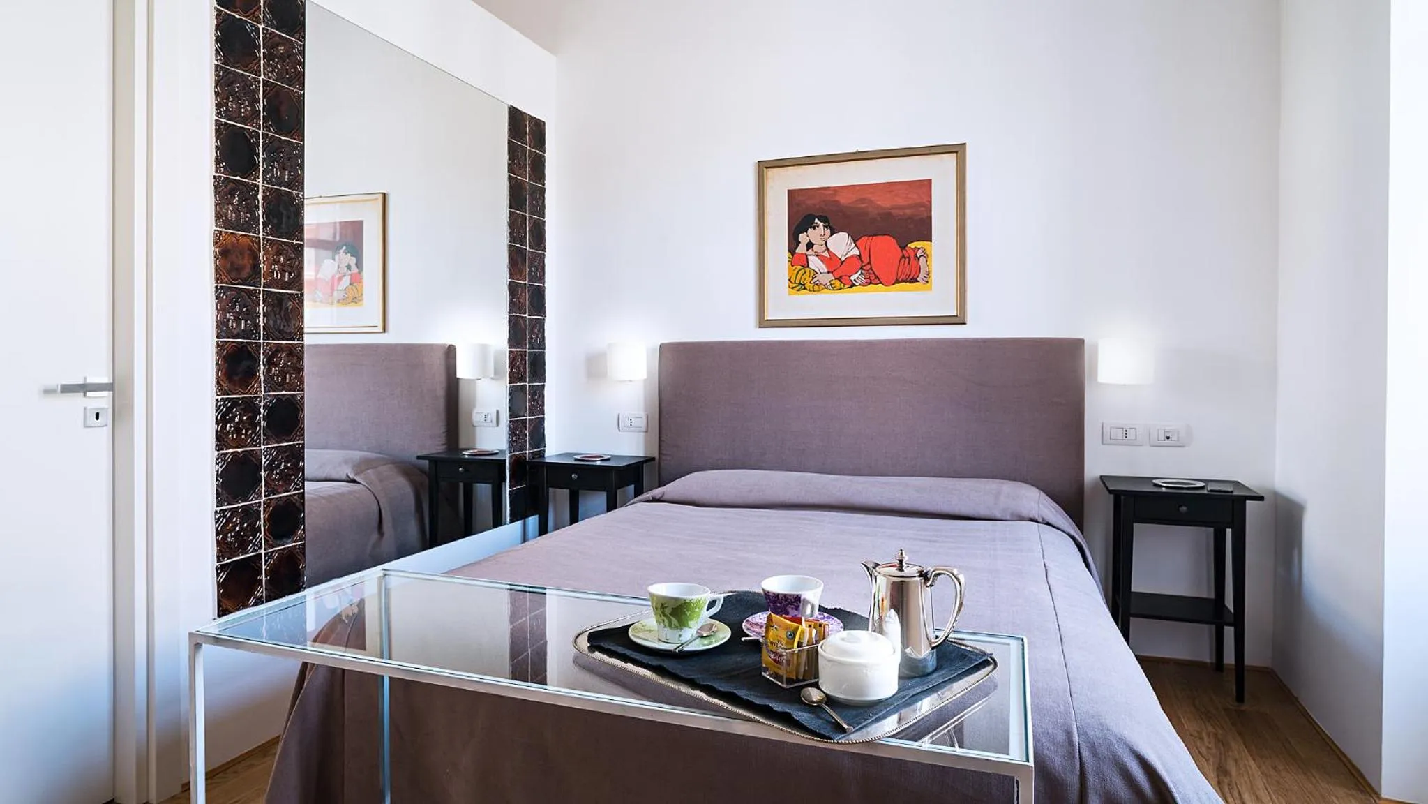 Living room, Bed in Donna Giulia, Luxury House