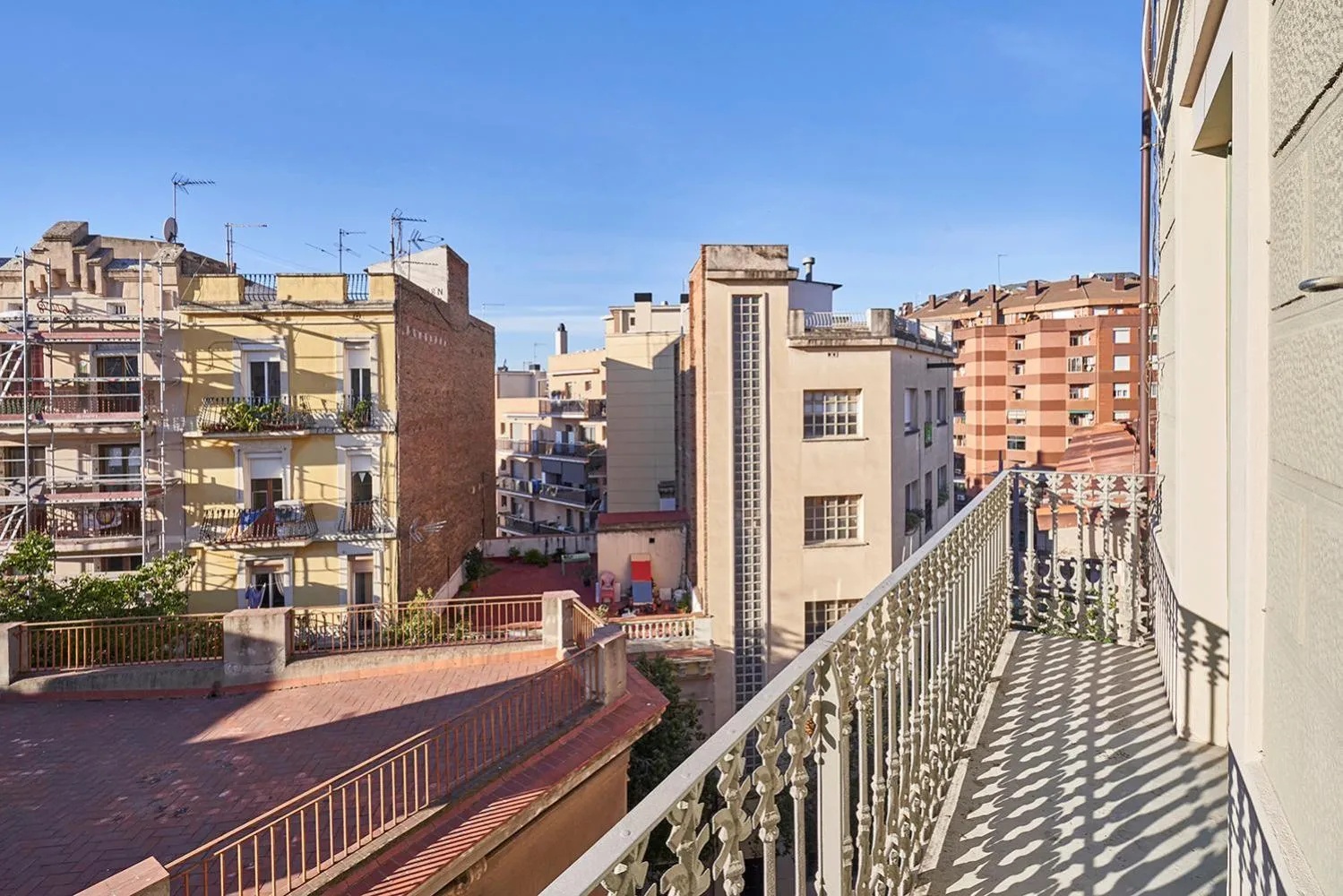 Balcony/Terrace in Barcelona Sants Station Apartments