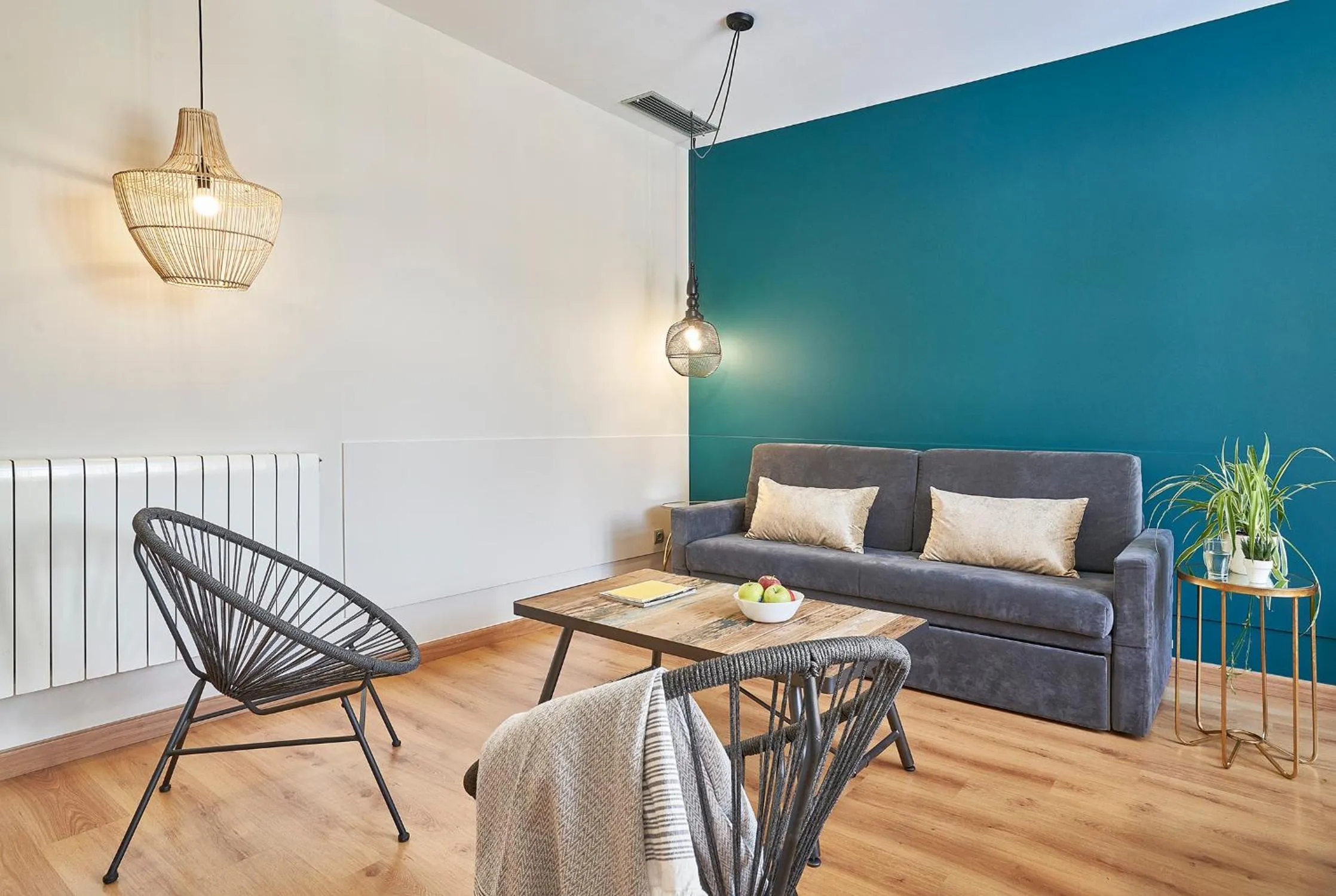 Living room in Barcelona Sants Station Apartments