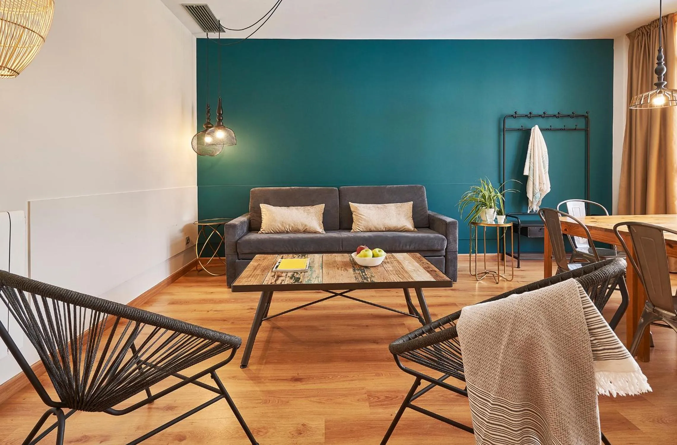 Living room in Barcelona Sants Station Apartments