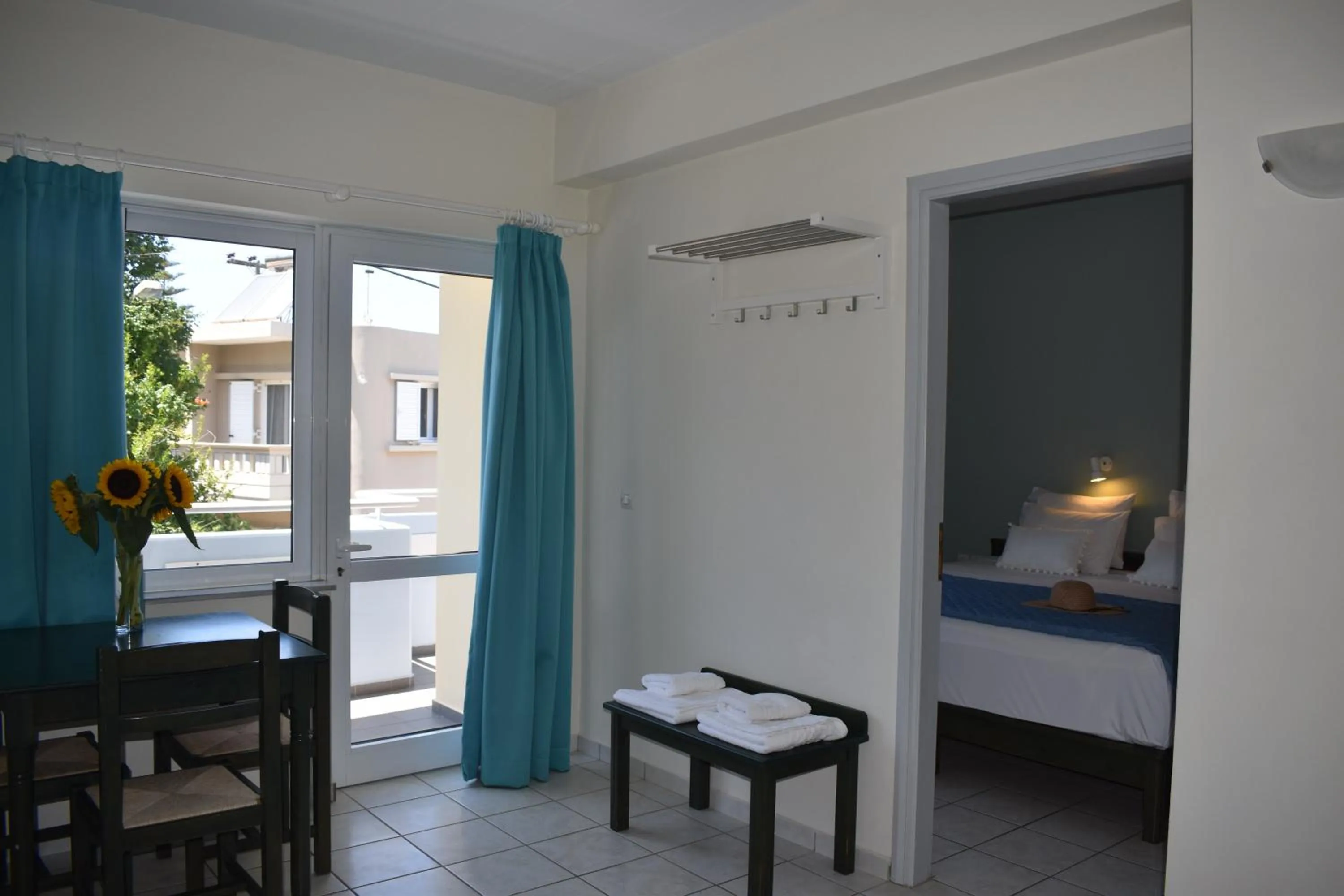 Bed in Mediterranea Apartments