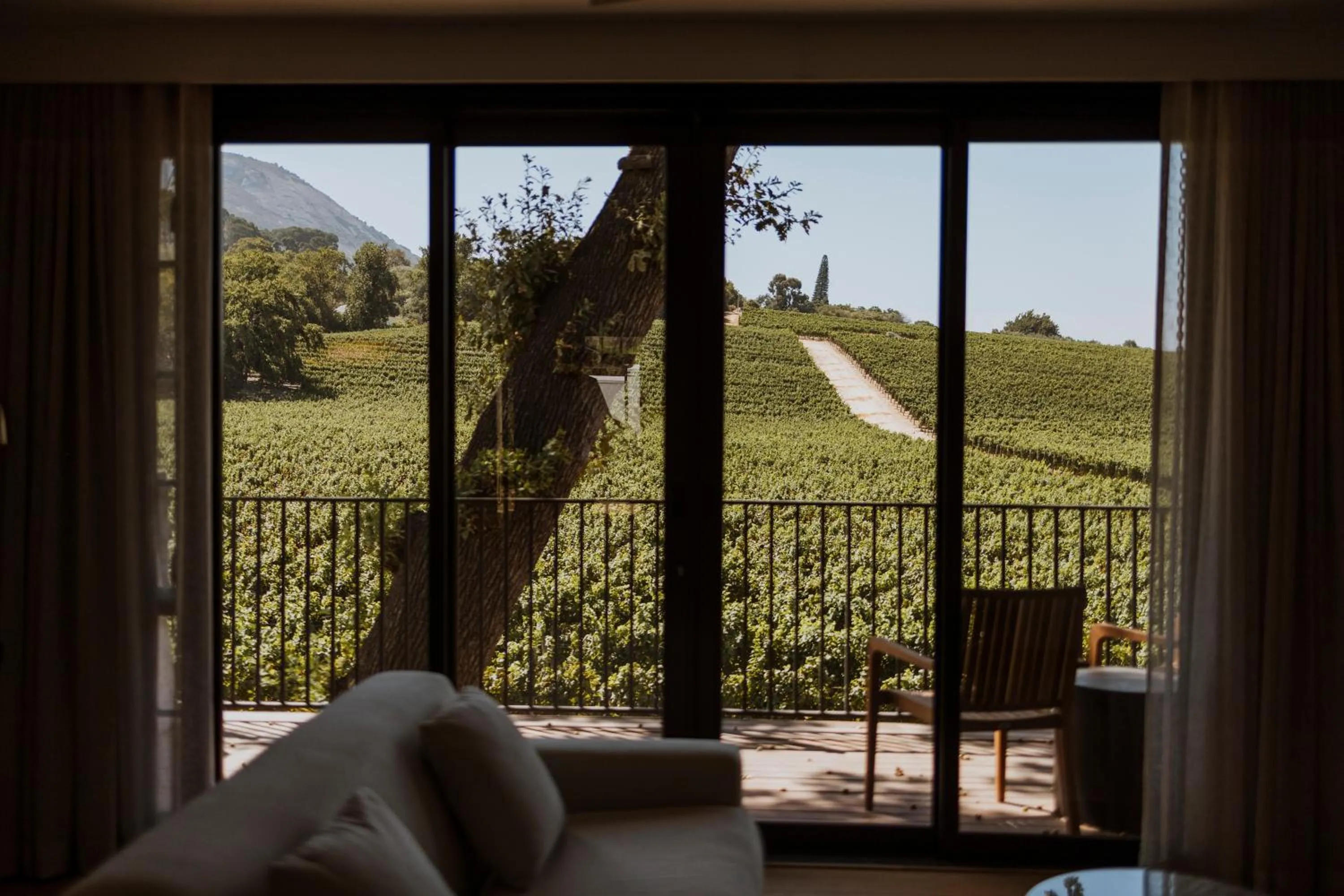 Natural landscape in Laborie Estate