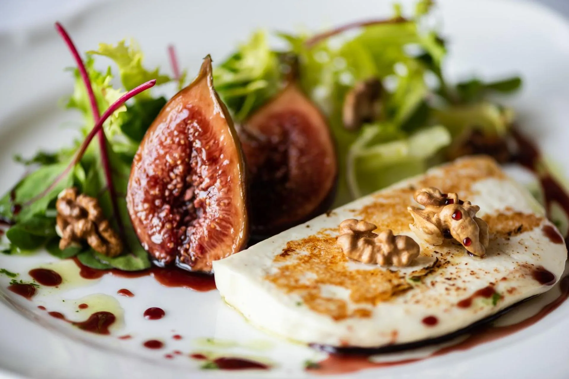 Food close-up in La Contessa Castle Hotel