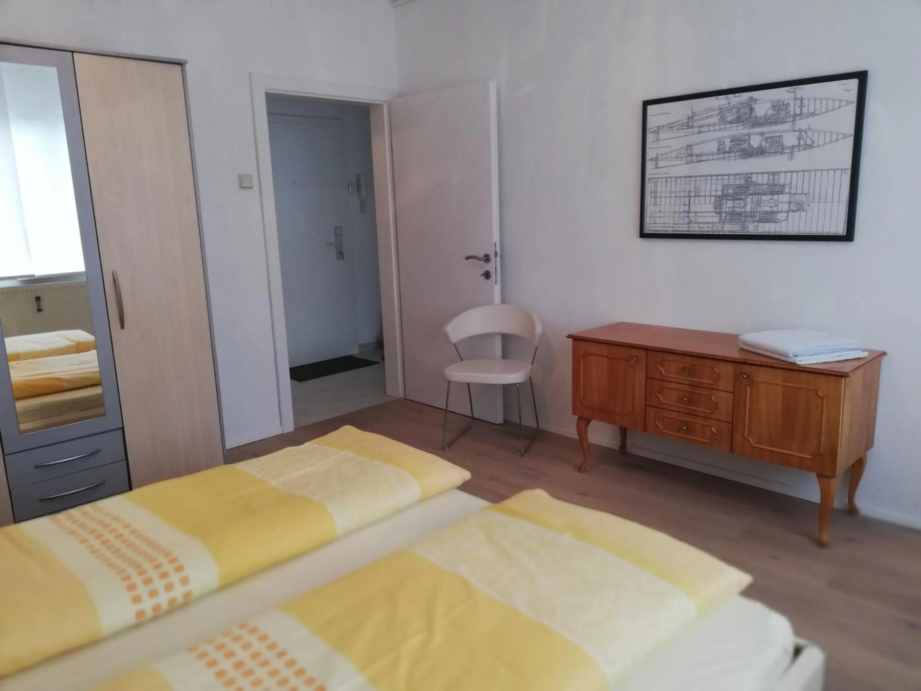 Bedroom, Bed in Apartment Meschnik