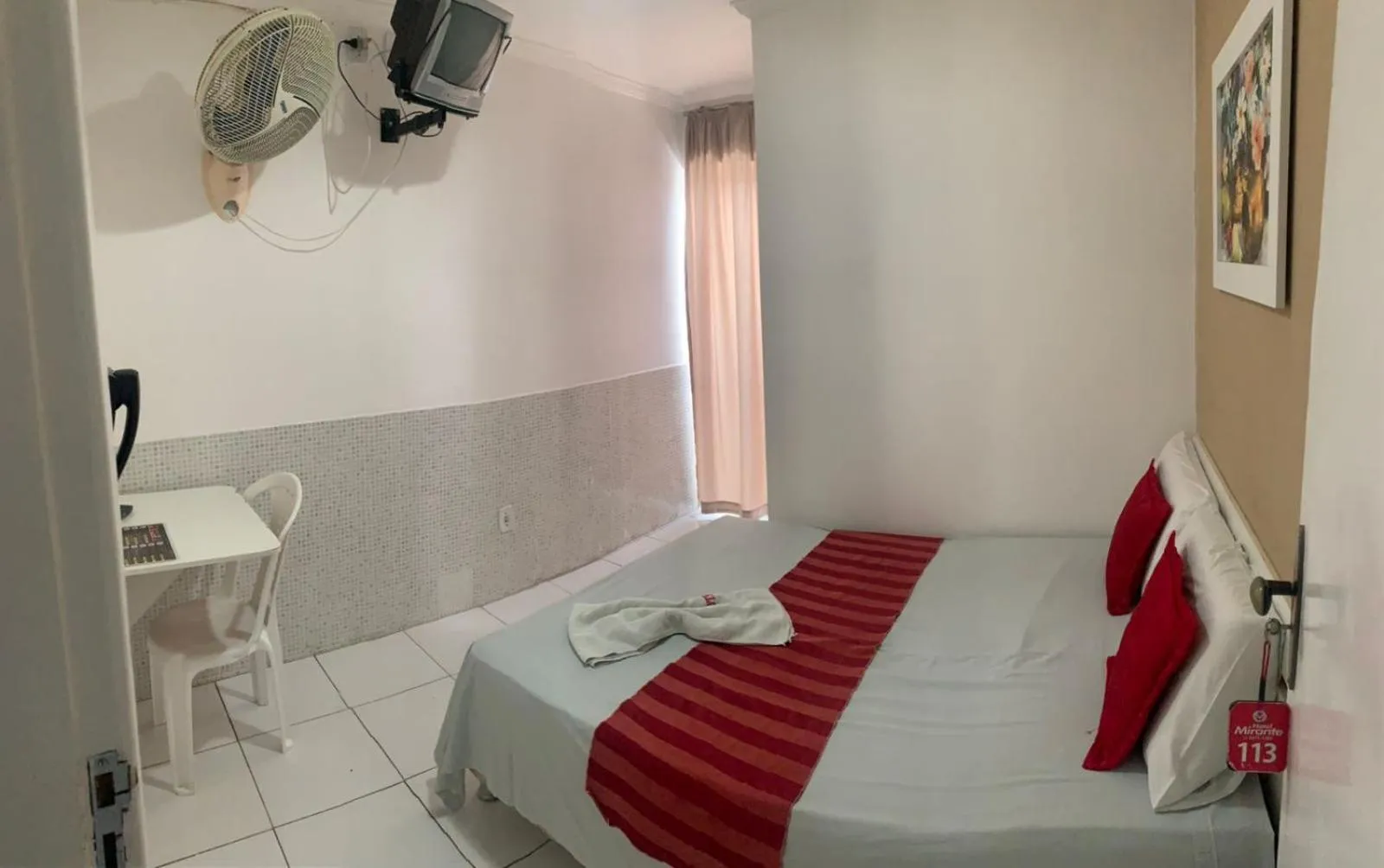 Bed in Hotel Mirante B