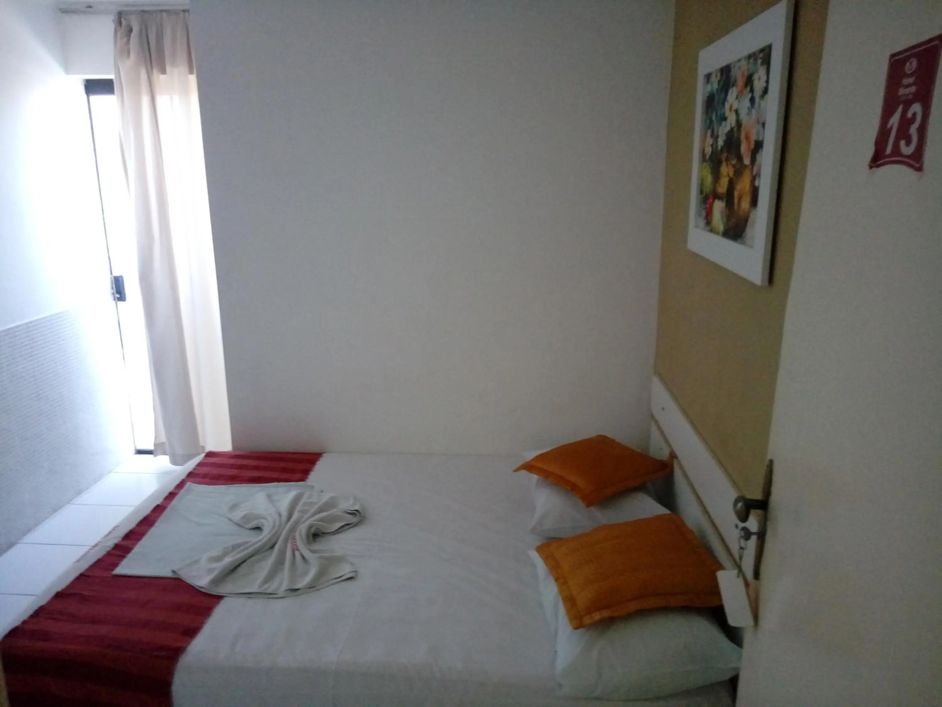 Bed in Hotel Mirante B