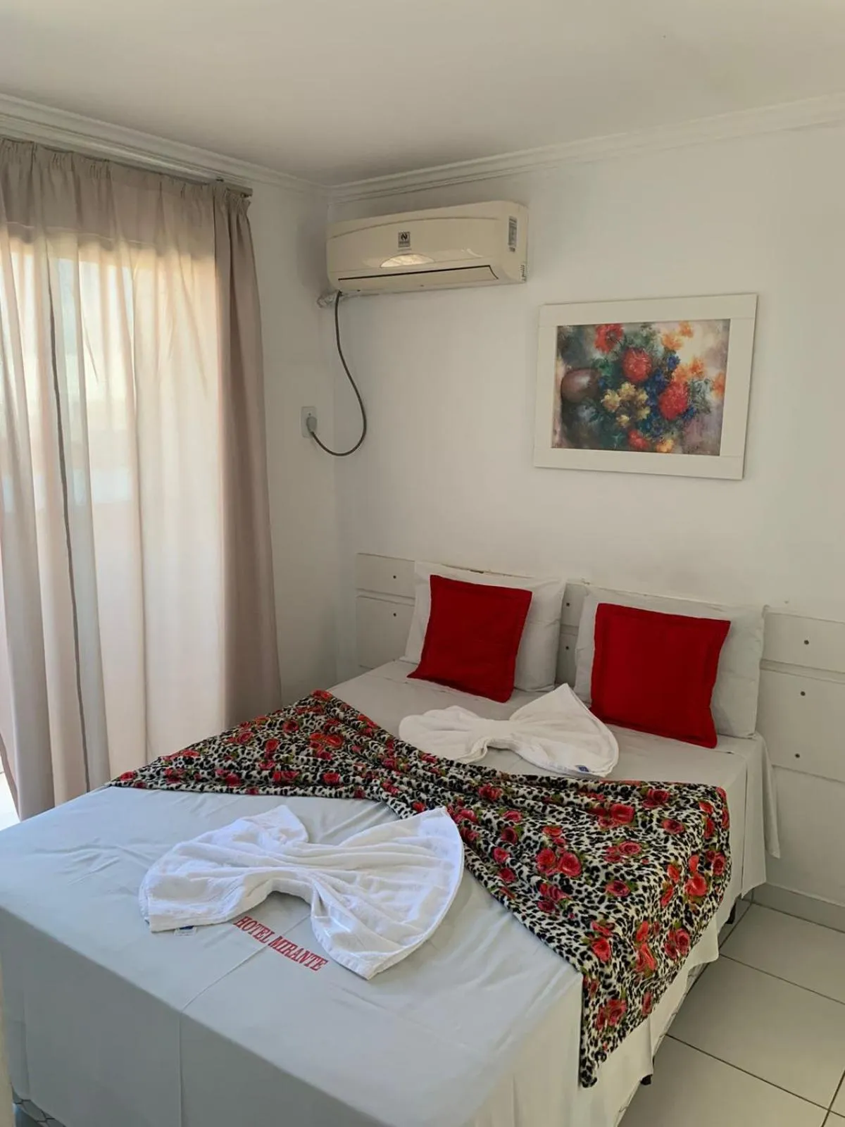 Bed in Hotel Mirante B