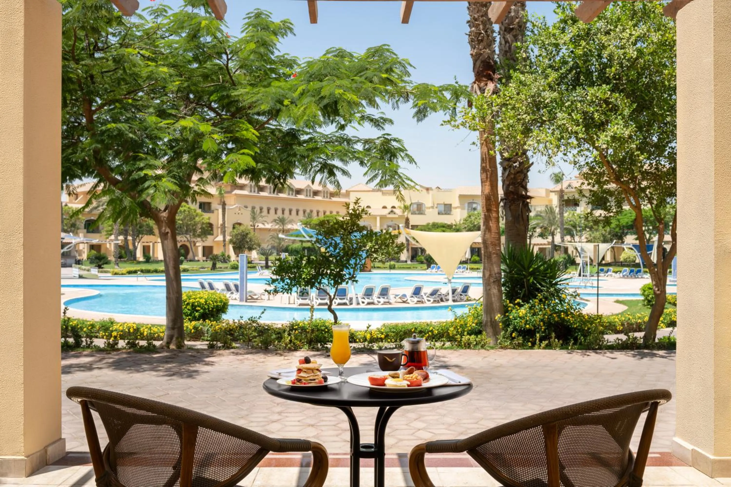 Balcony/Terrace in Mövenpick Hotel Cairo - Media City