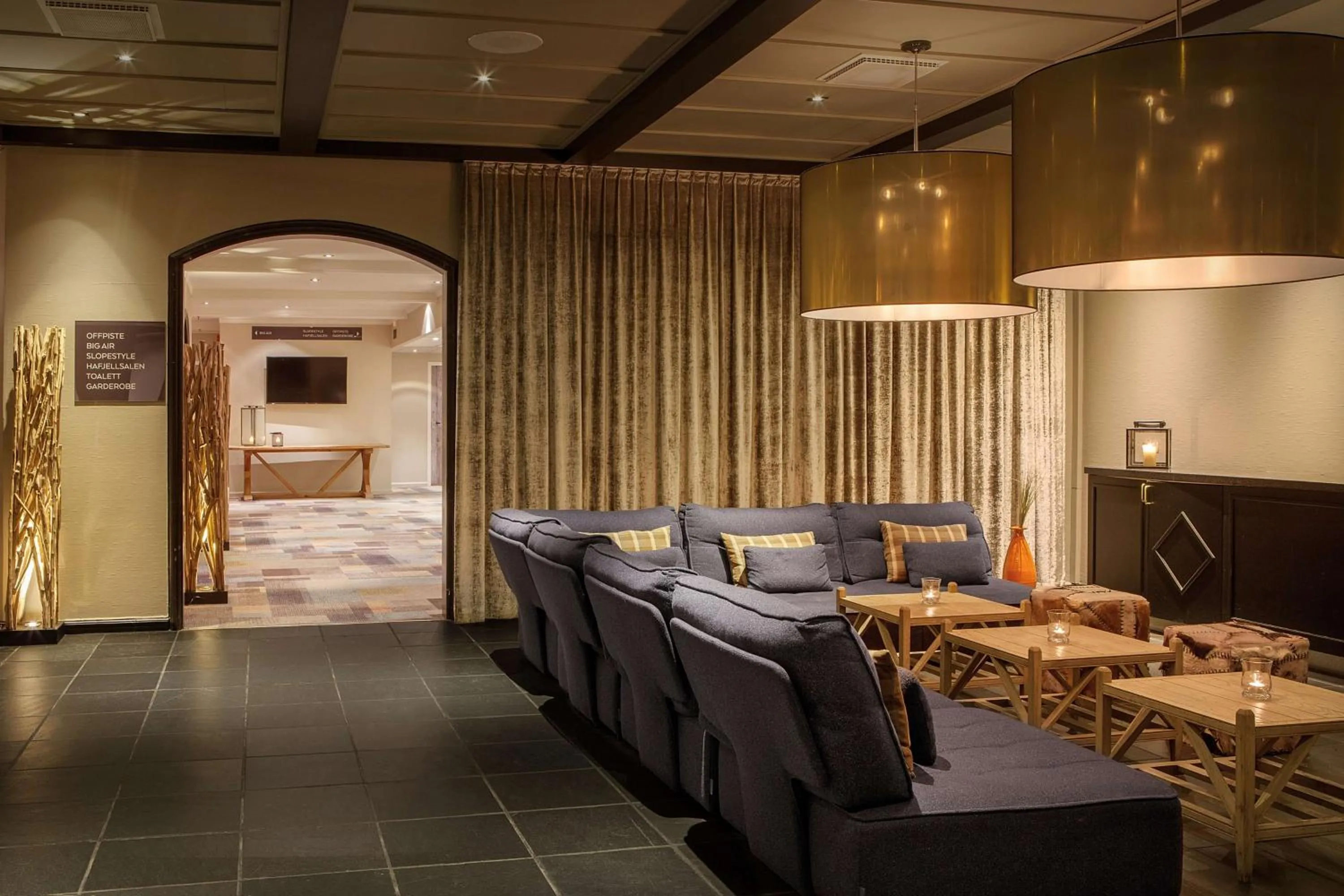 Lobby or reception in Scandic Hafjell