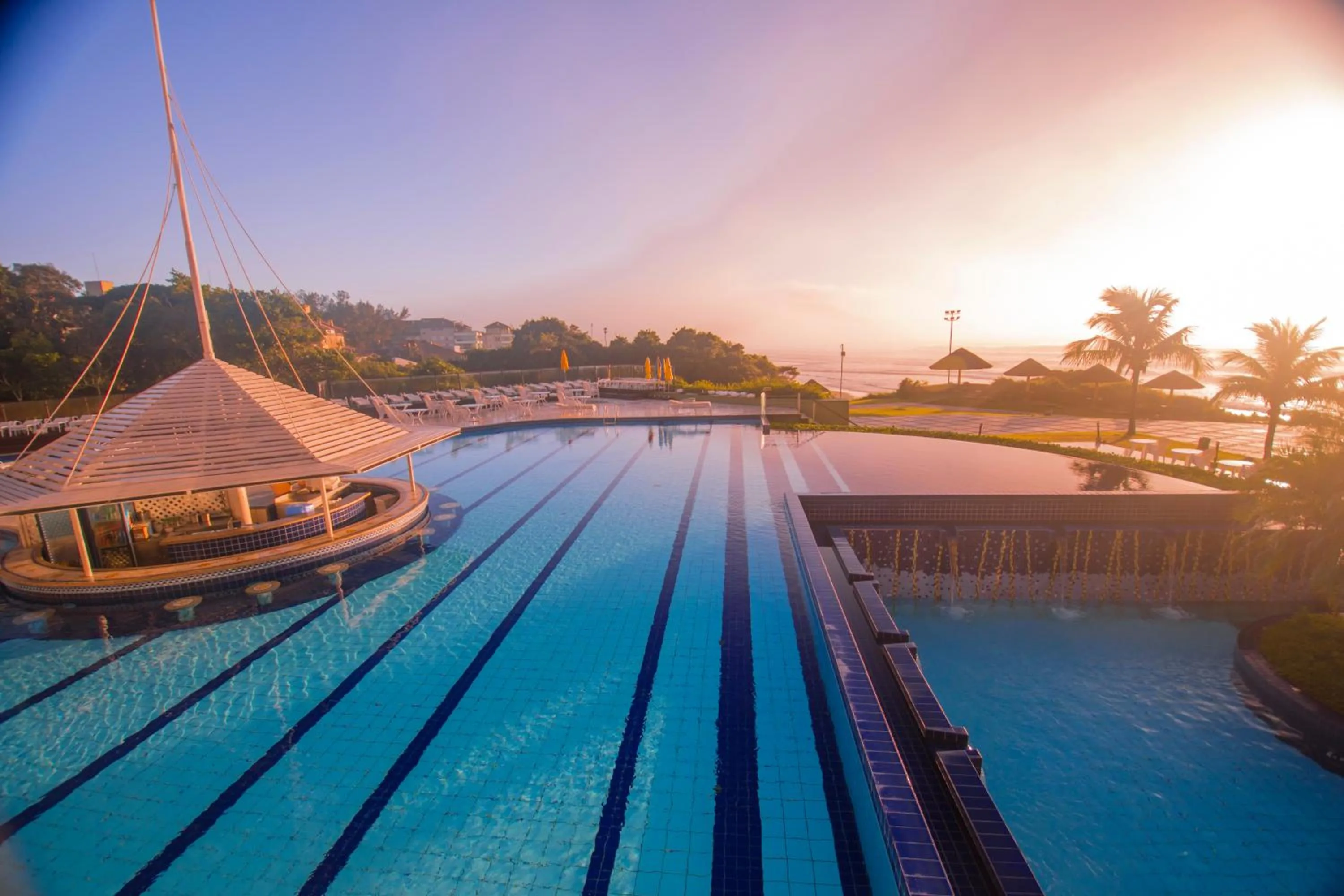 Pool view in Costao do Santinho Resort All Inclusive