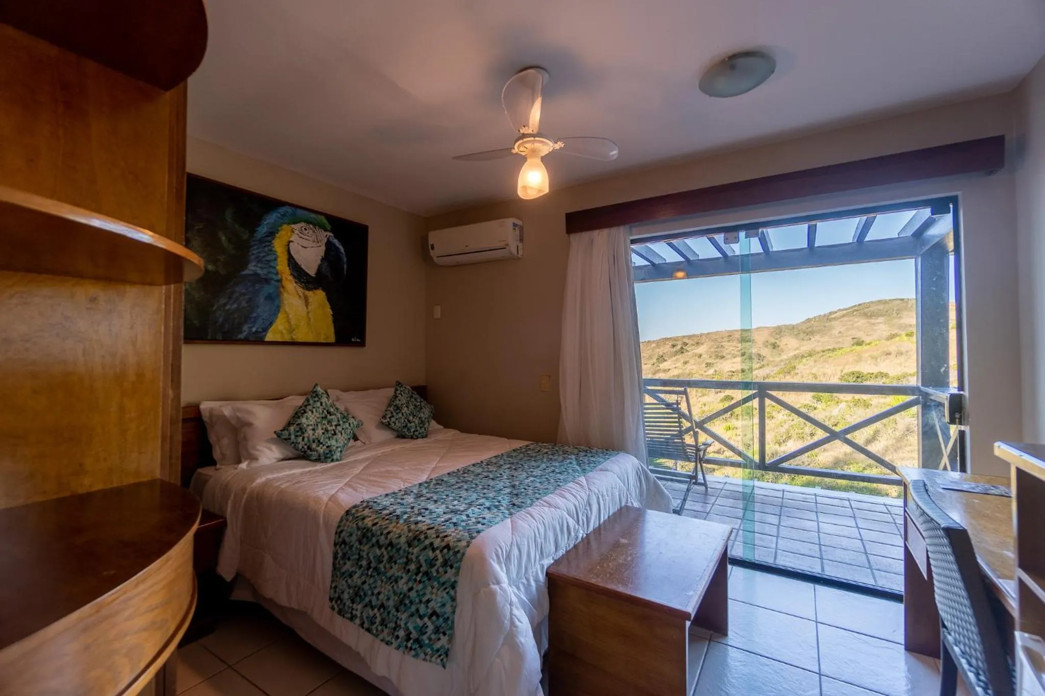 Bed in Hotel Pousada Brava Club