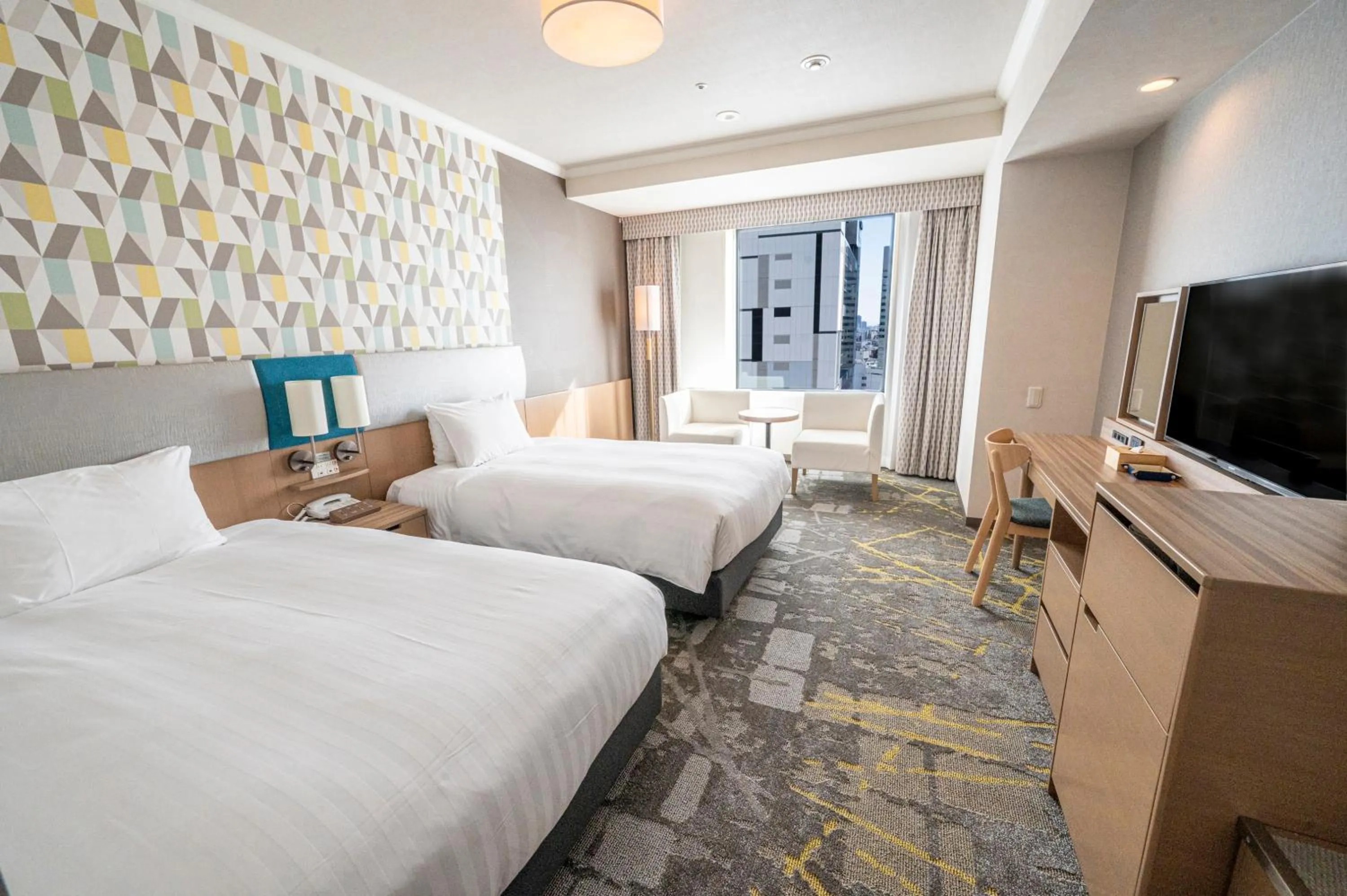 Bed in Shibuya Excel Hotel Tokyu