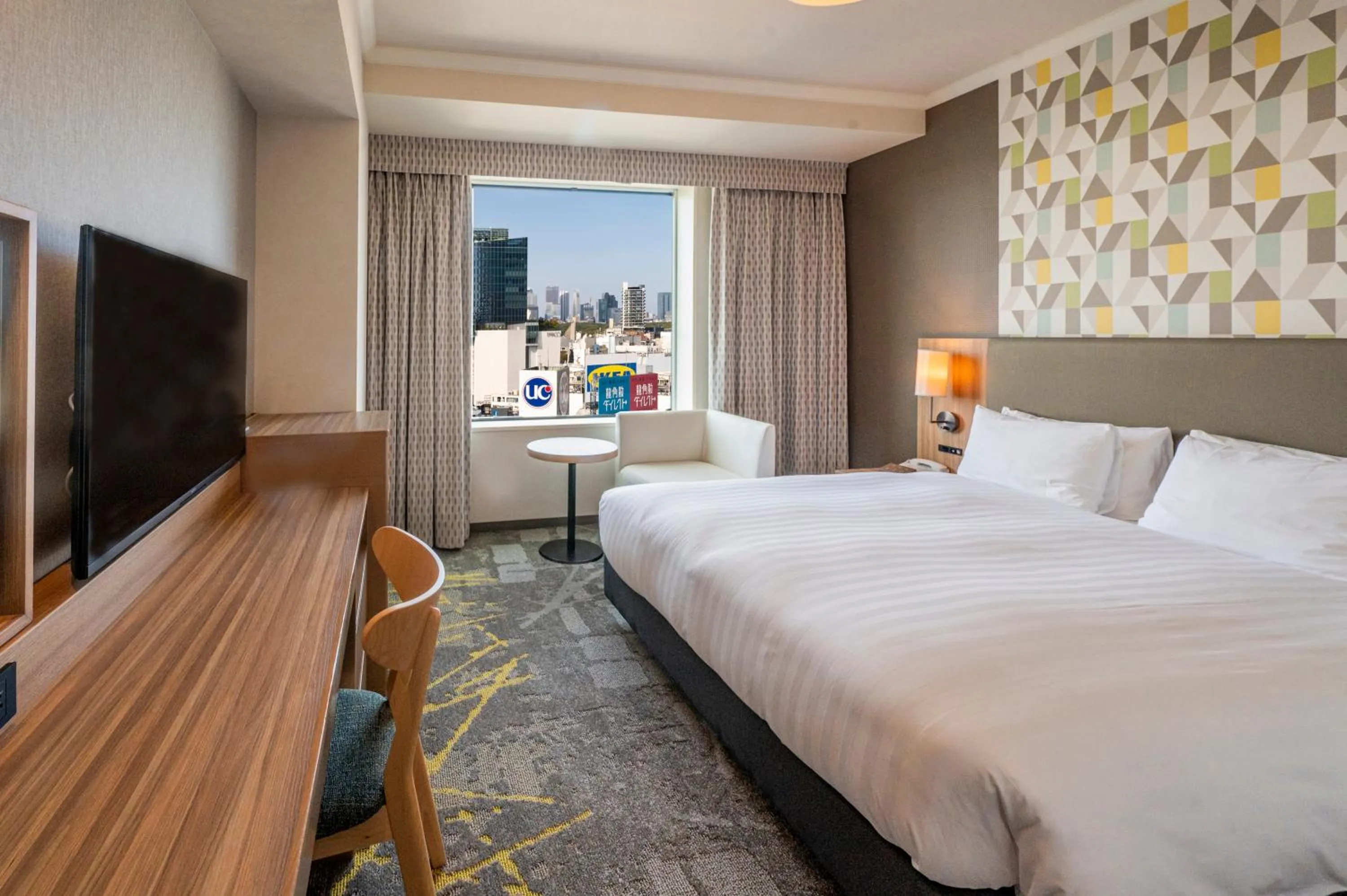 Bed in Shibuya Excel Hotel Tokyu