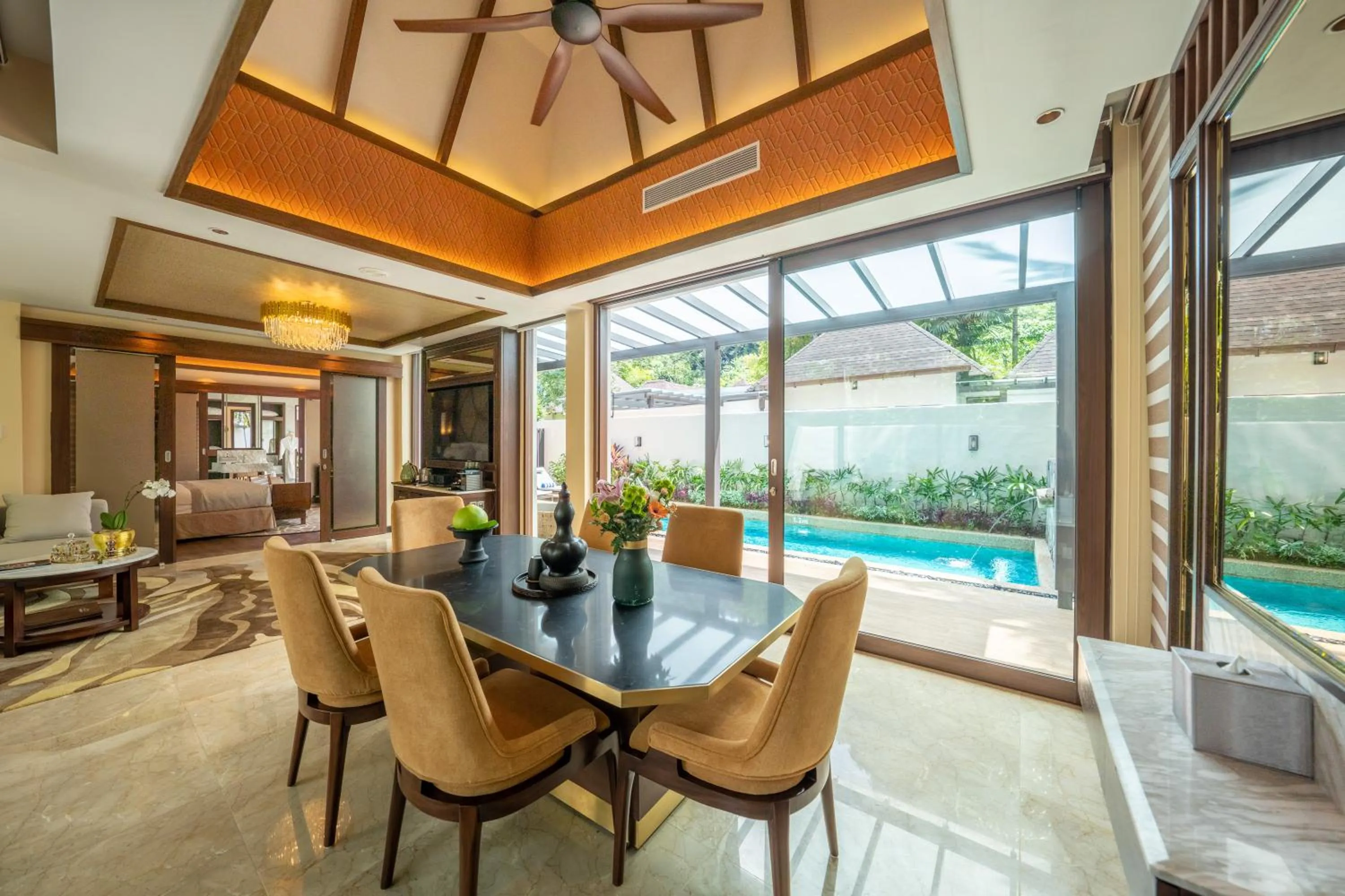 Dining area in The Banjaran Hotsprings Retreat