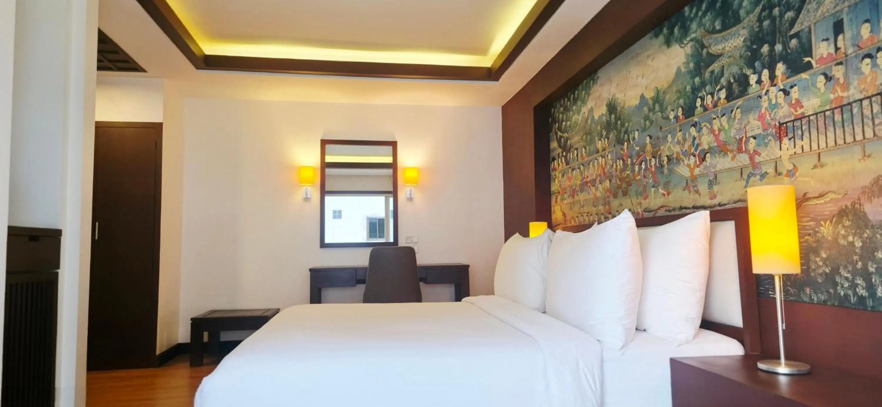 Bed in City Inn Vientiane
