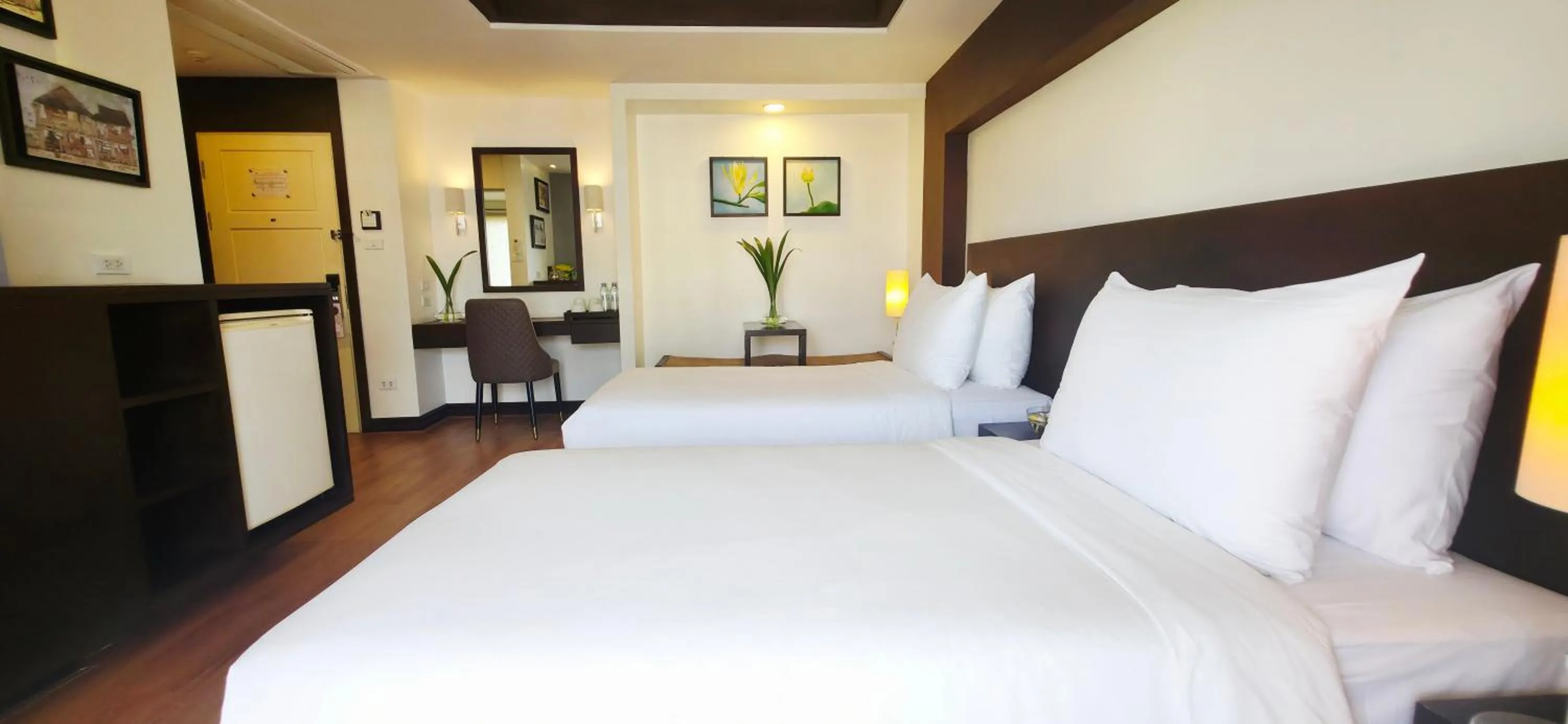 Bed in City Inn Vientiane