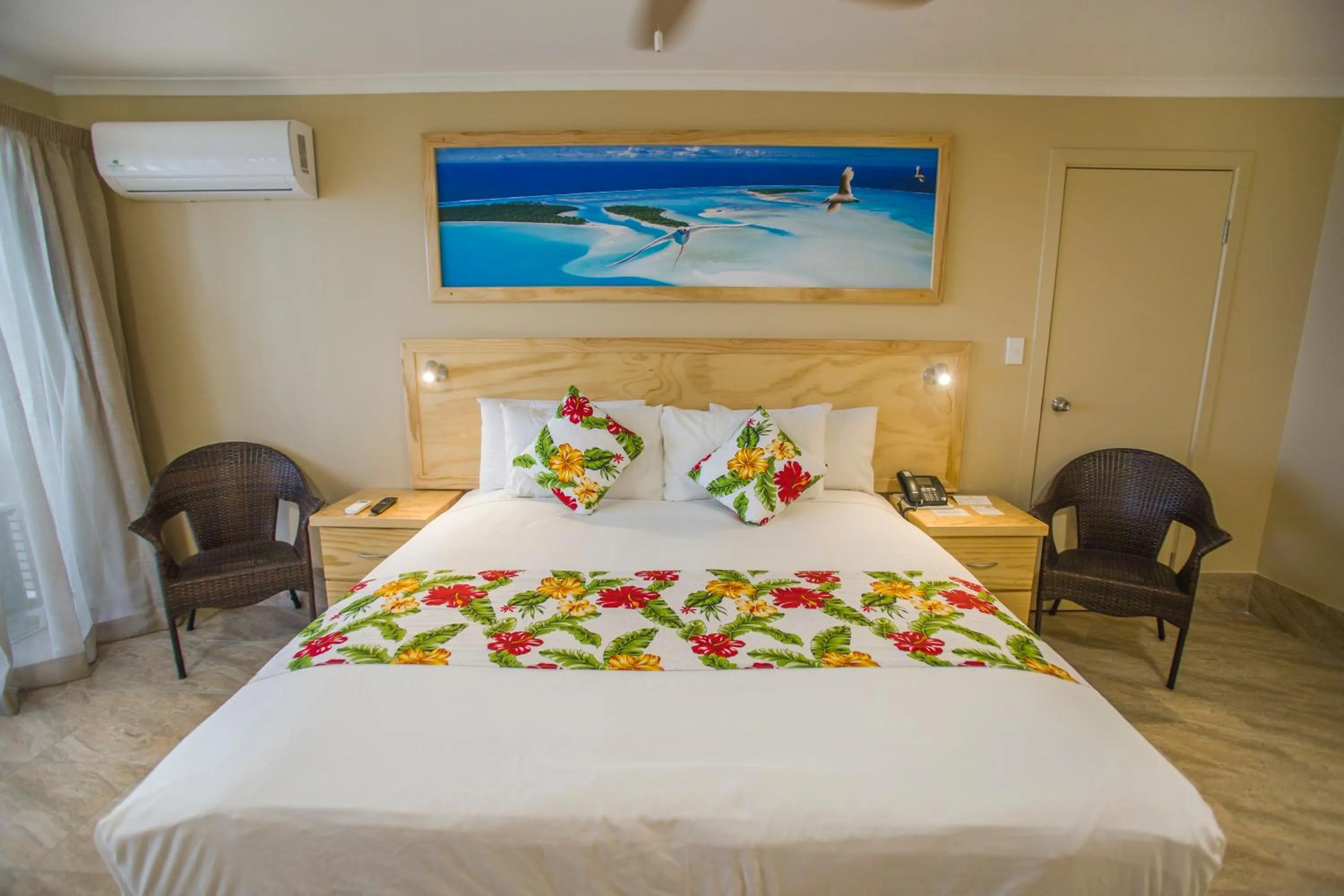 Bed in The Edgewater Resort & Spa