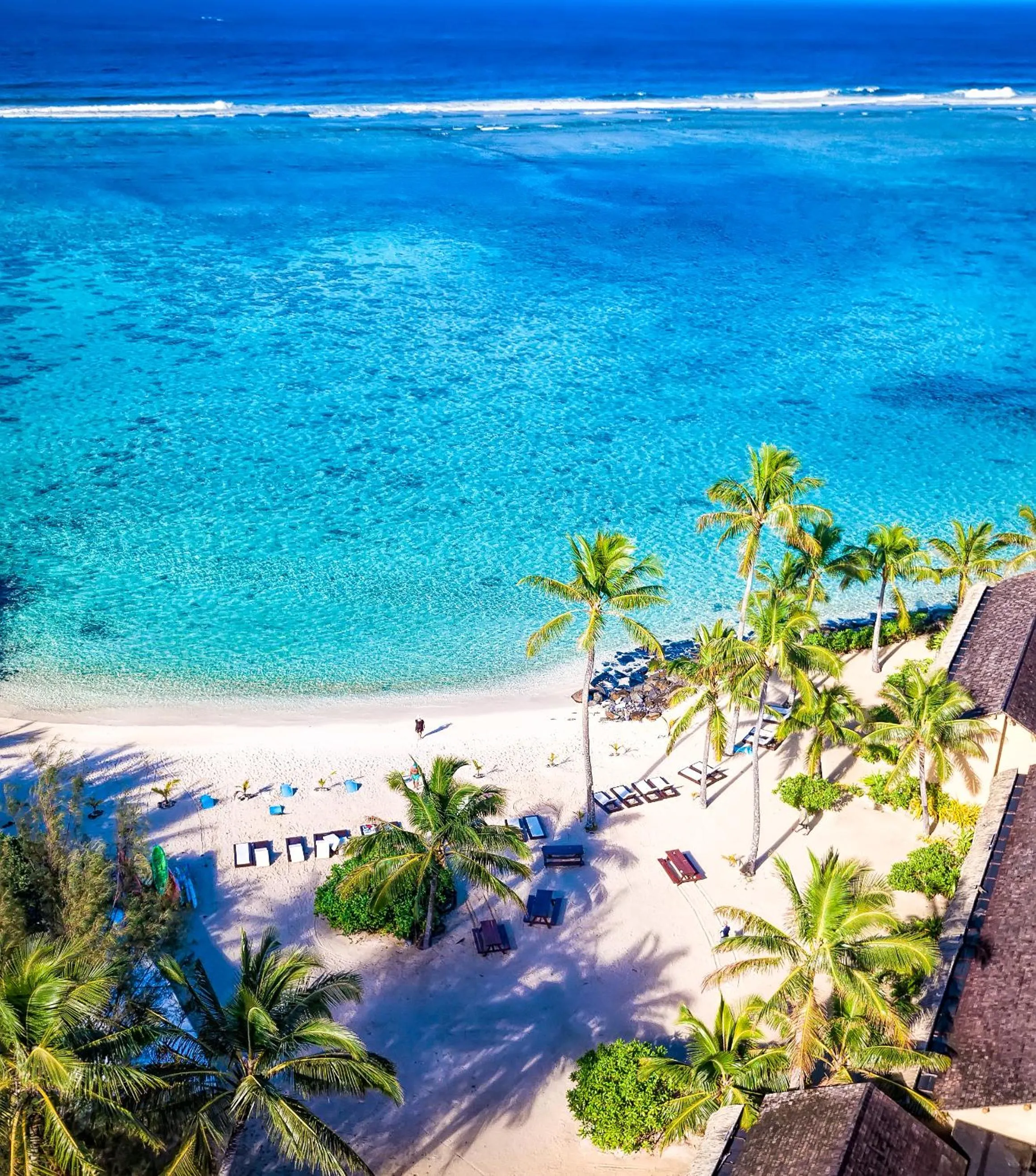 Bird's eye view in Sanctuary Rarotonga on the Beach (Adults Only)