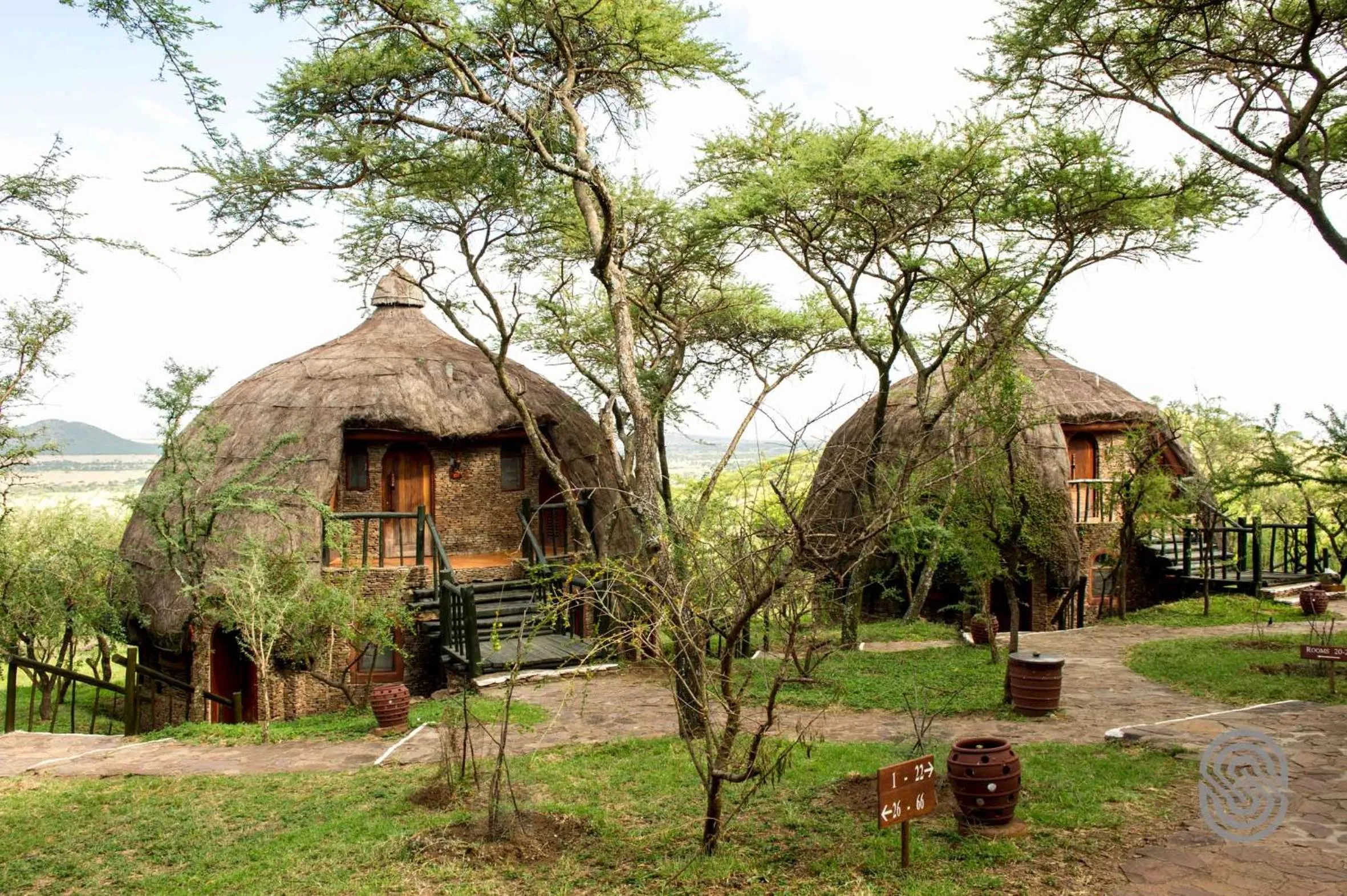 Bird's eye view in Serengeti Serena Safari Lodge