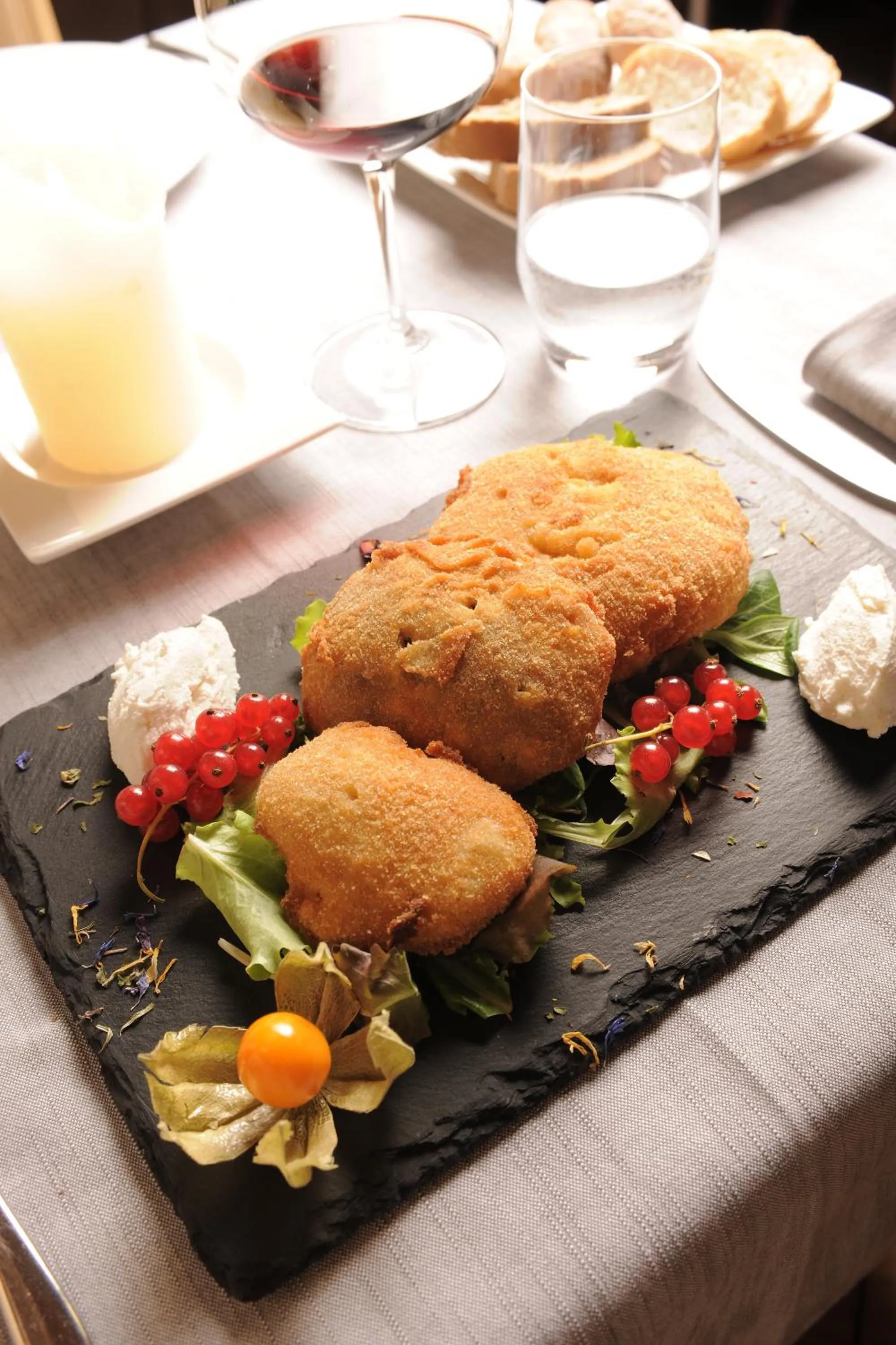 Food close-up in Hotel Astra