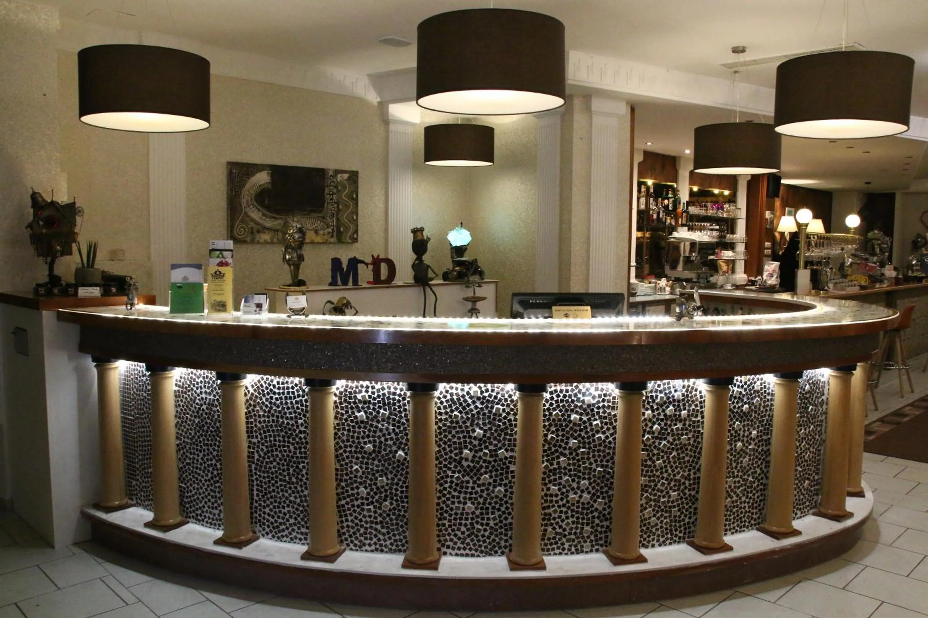 Decorative detail in Hotel Freizeittempel